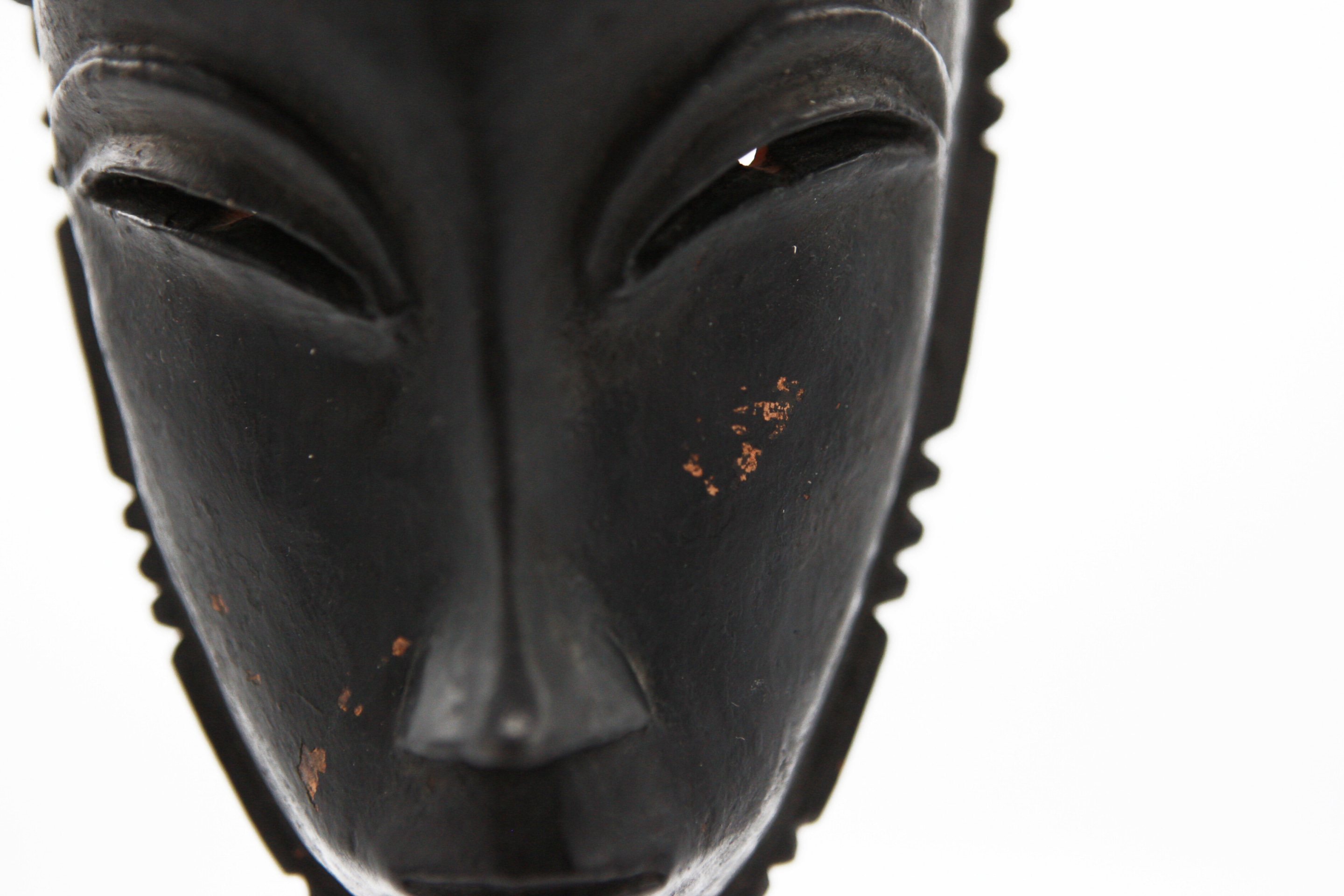 Ren&eacute; Buthaud's mask detail of facial features