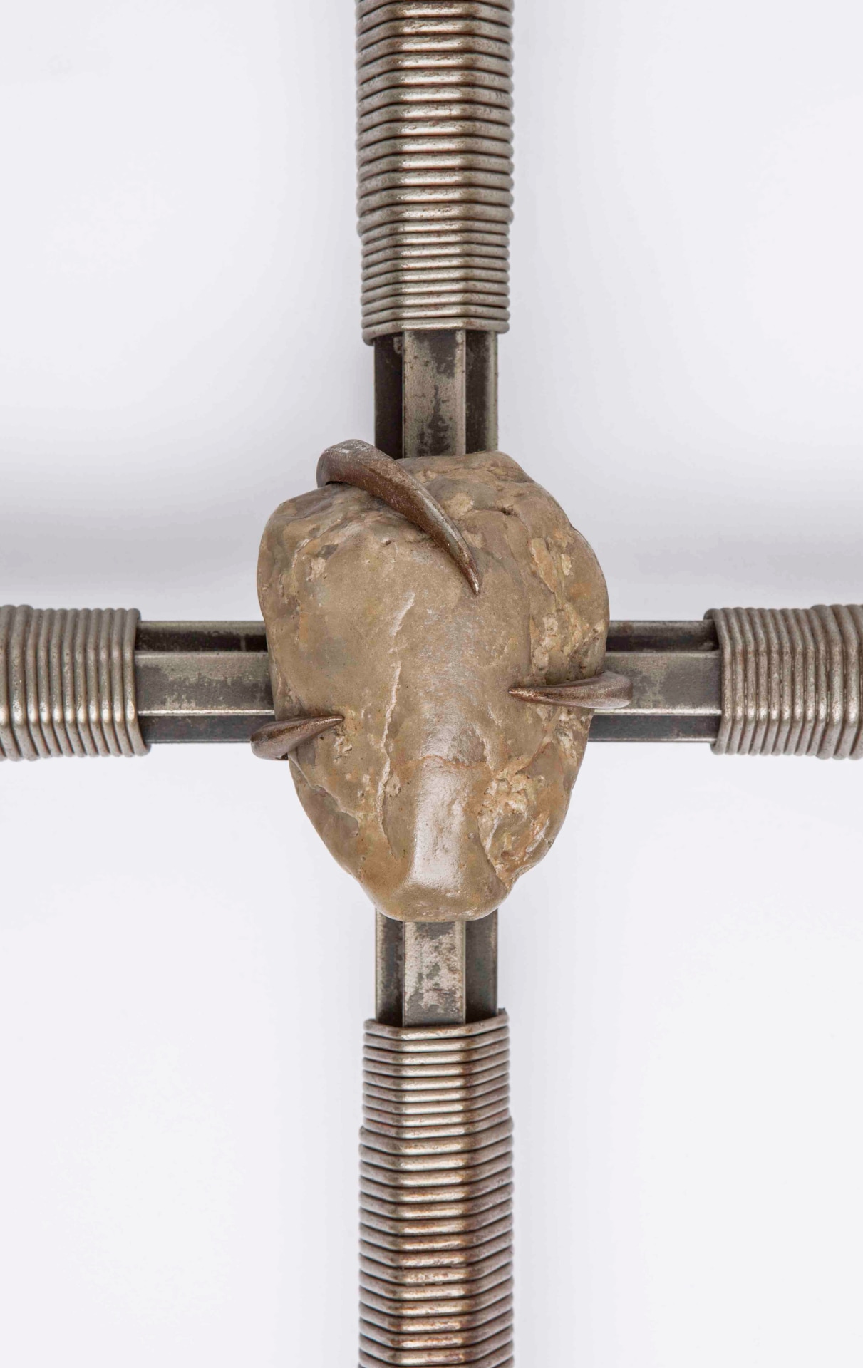 Norman Campbell's cross detail view of stone