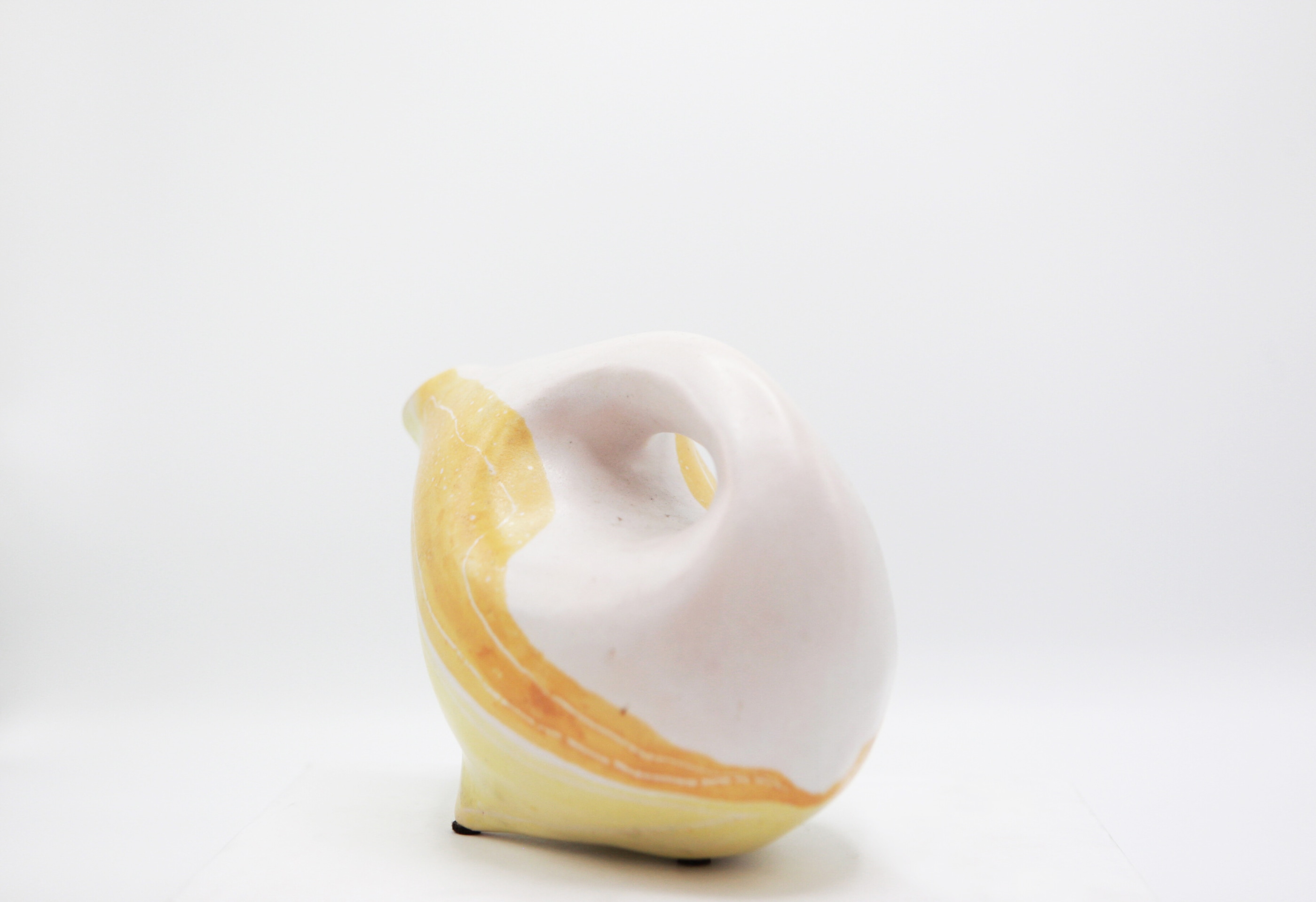 Mado Jolain's ceramic pitcher, back view