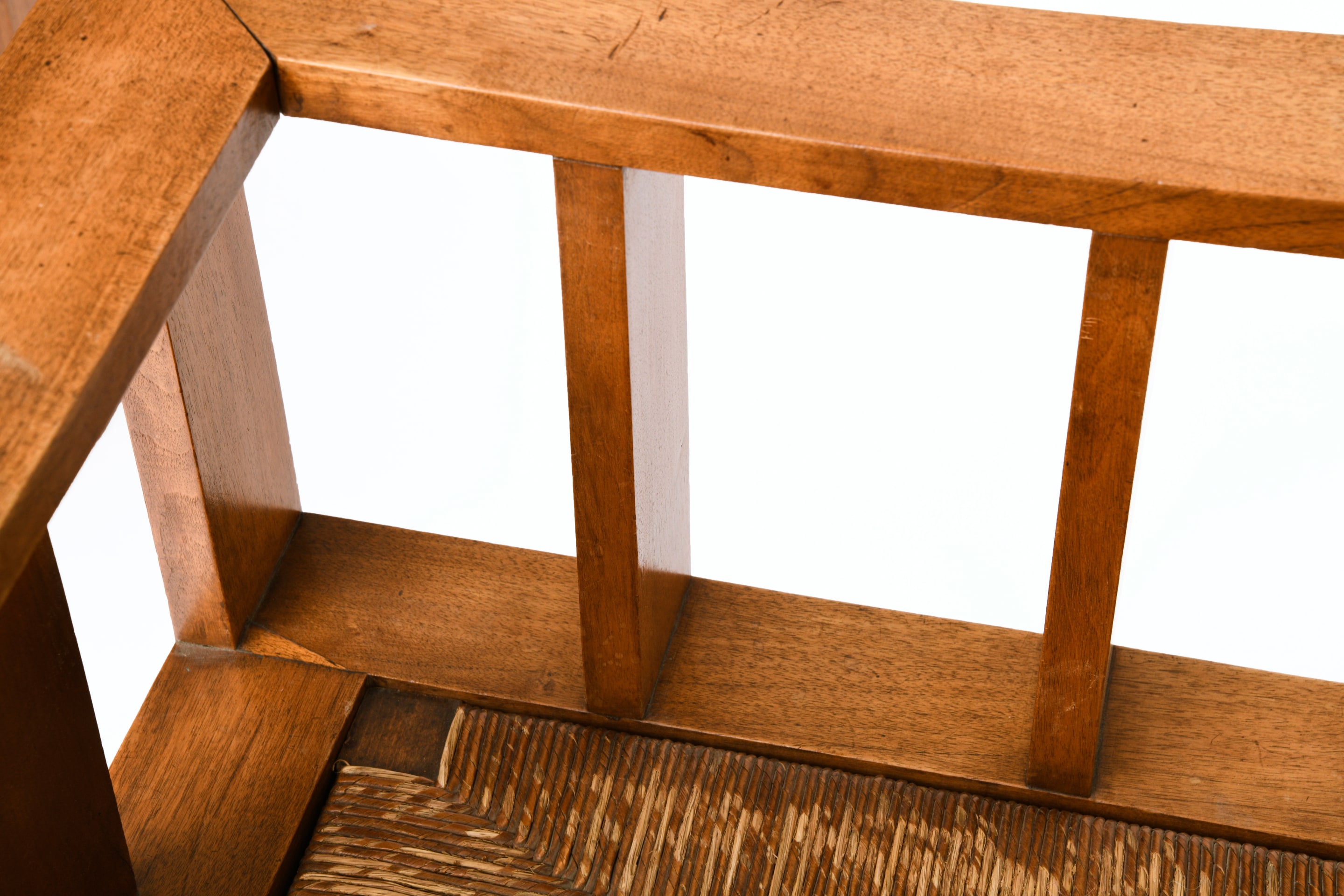 Attributed to Francis Jourdain's pair of chairs, detailed view