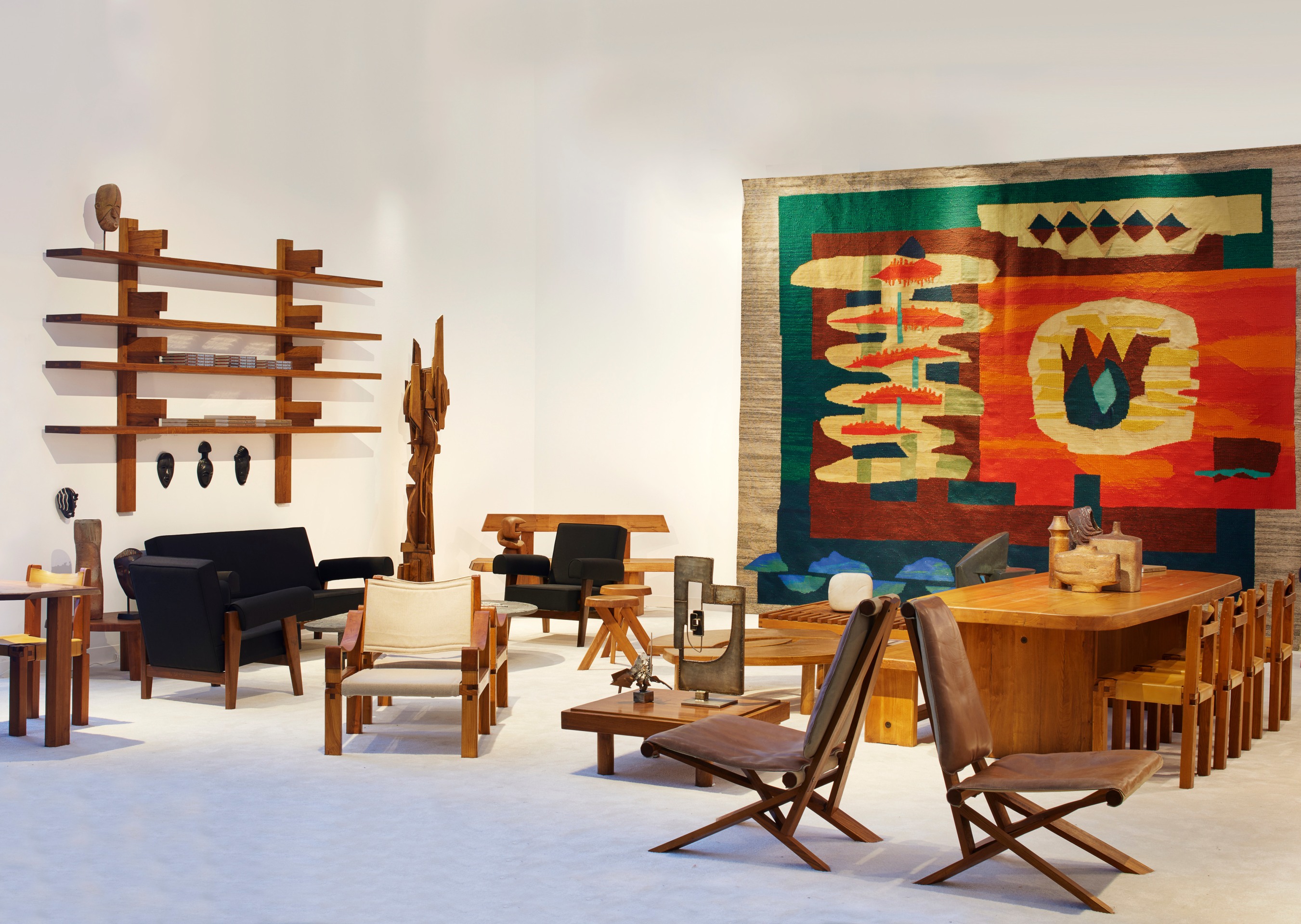 Side installation image of booth