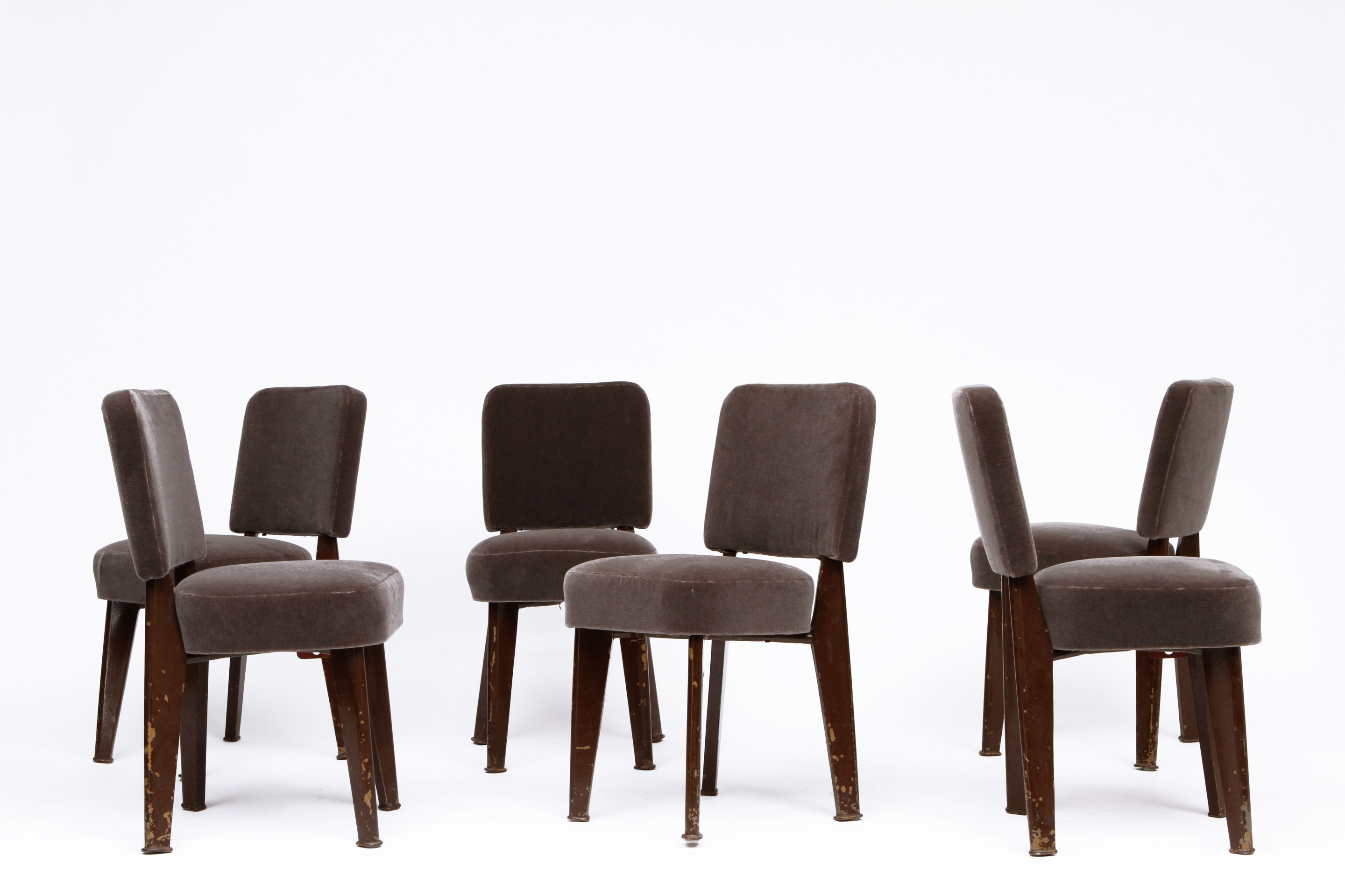 Dominique's Set of 6 chairs full view