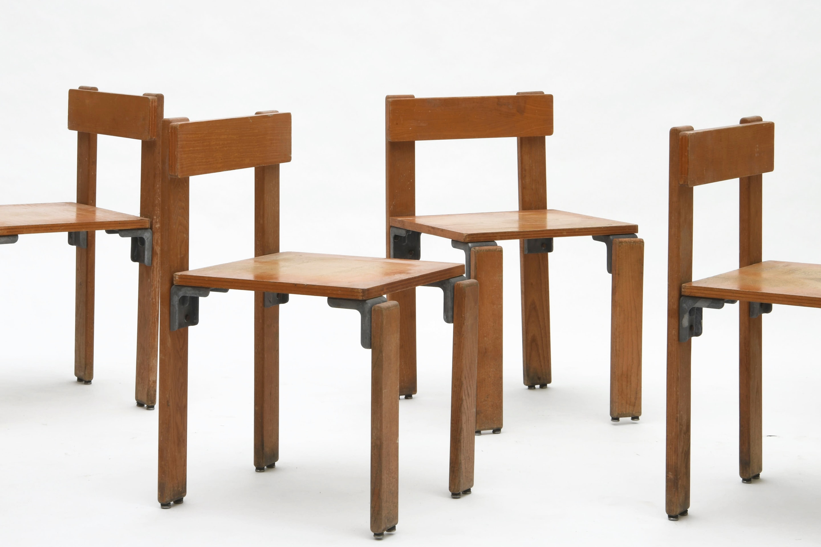 George Candilis' set of 6 chairs detail view