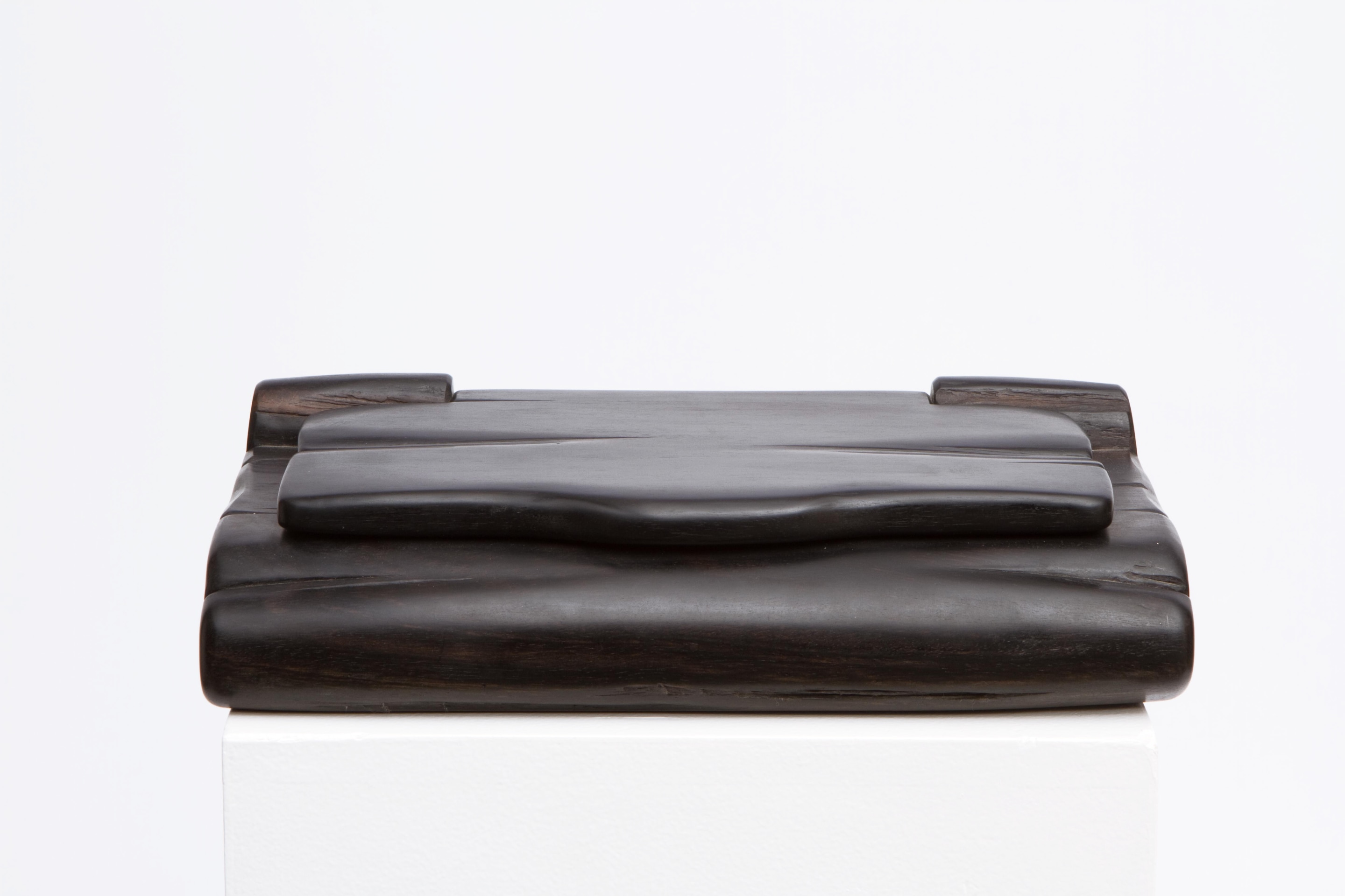 Alexandre Noll's black ebony box full straight view