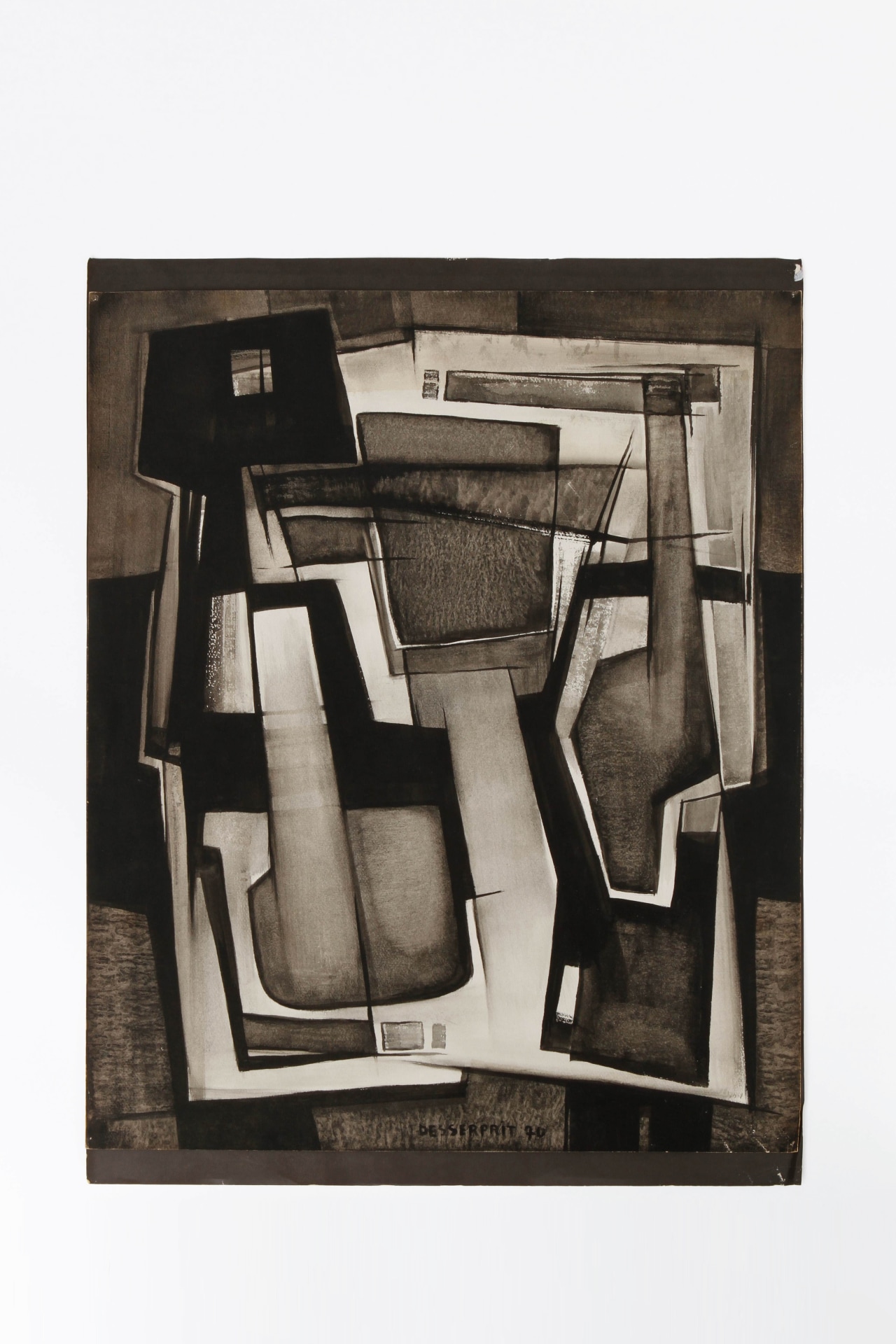 Roger Desserprit's Composition on paper full straight view