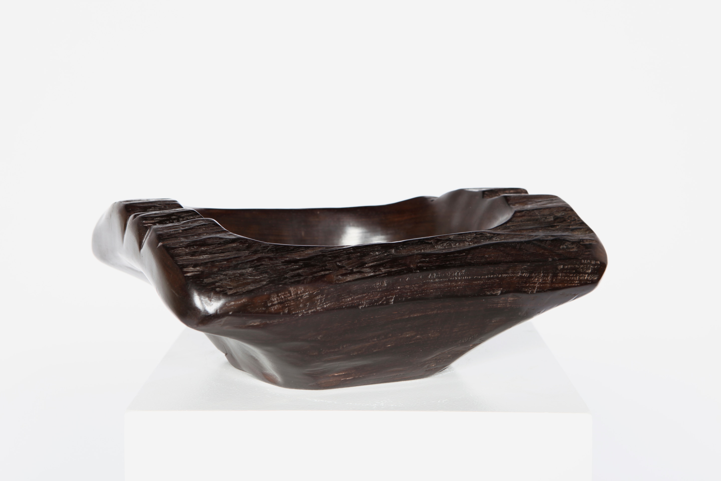 Alexandre Noll's Ebony bowl, diagonal view