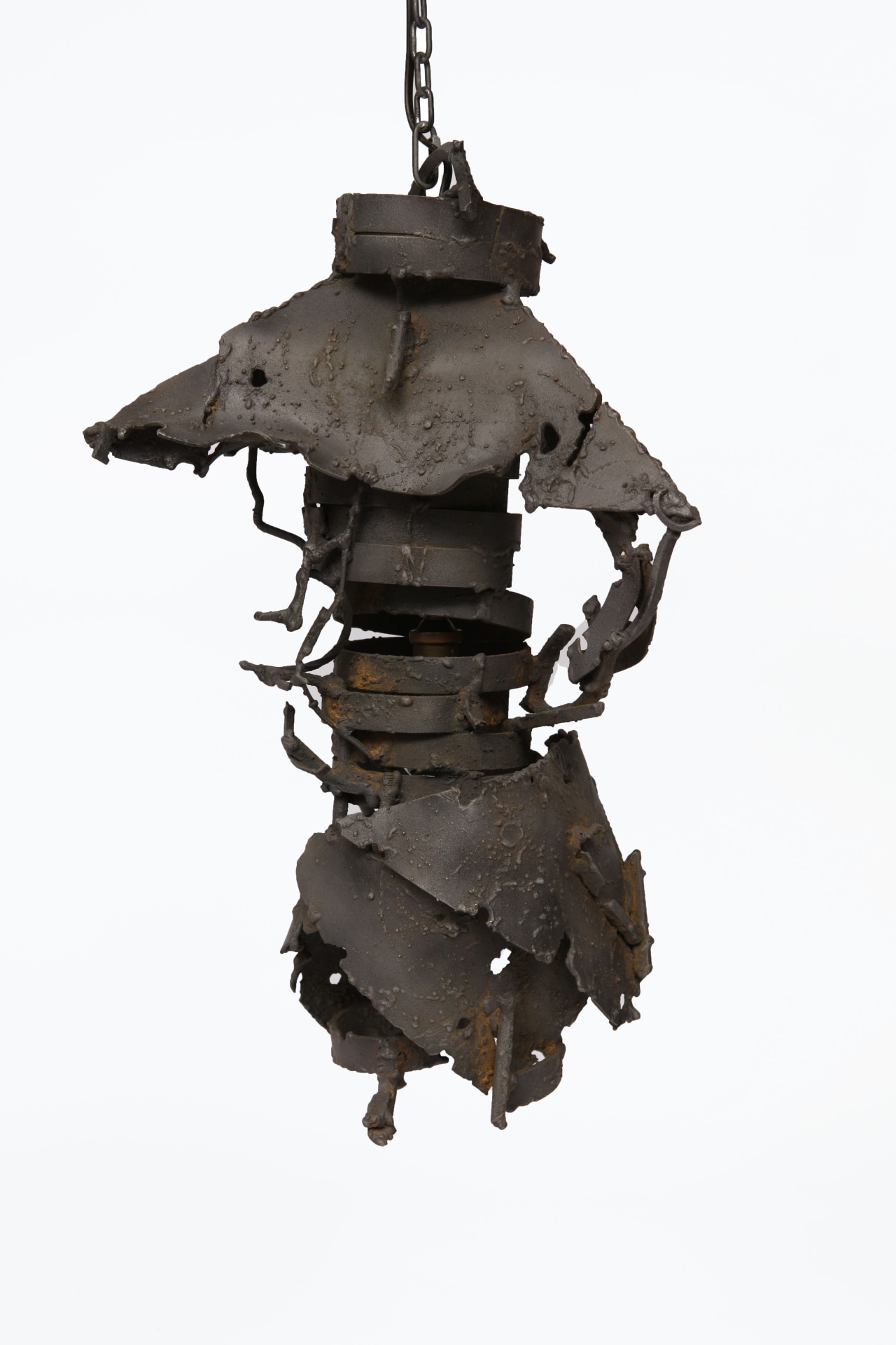 Sylvain Contini's ceiling lamp straight view