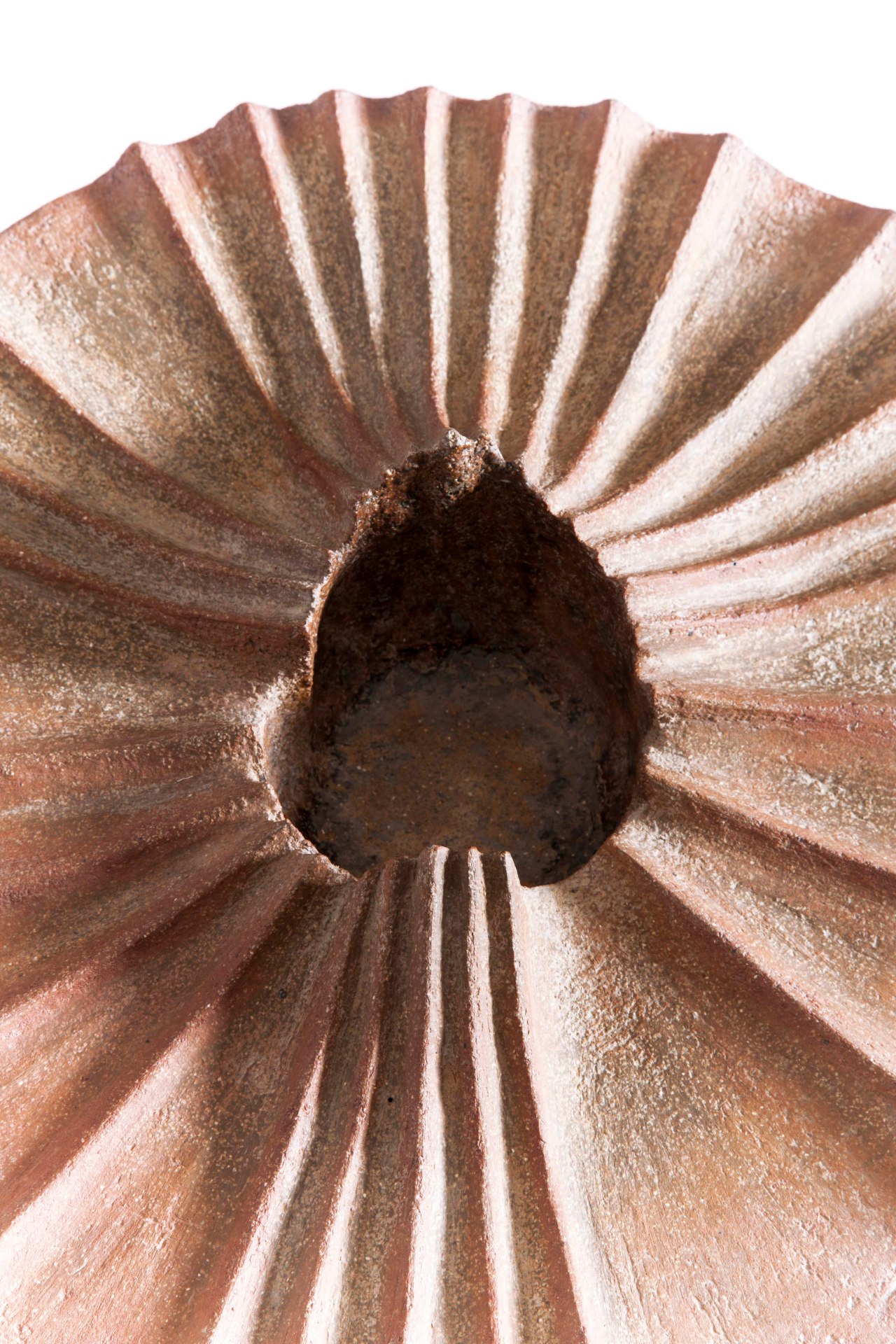Annie Fourmanoir's ceramic bowl close up view from the top