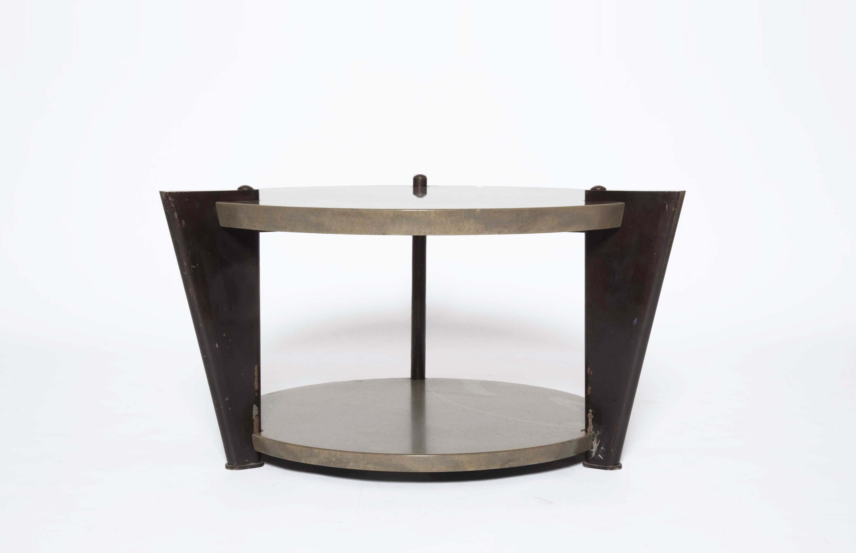 Raymond Subes' and Dominique's coffee table, full straight view