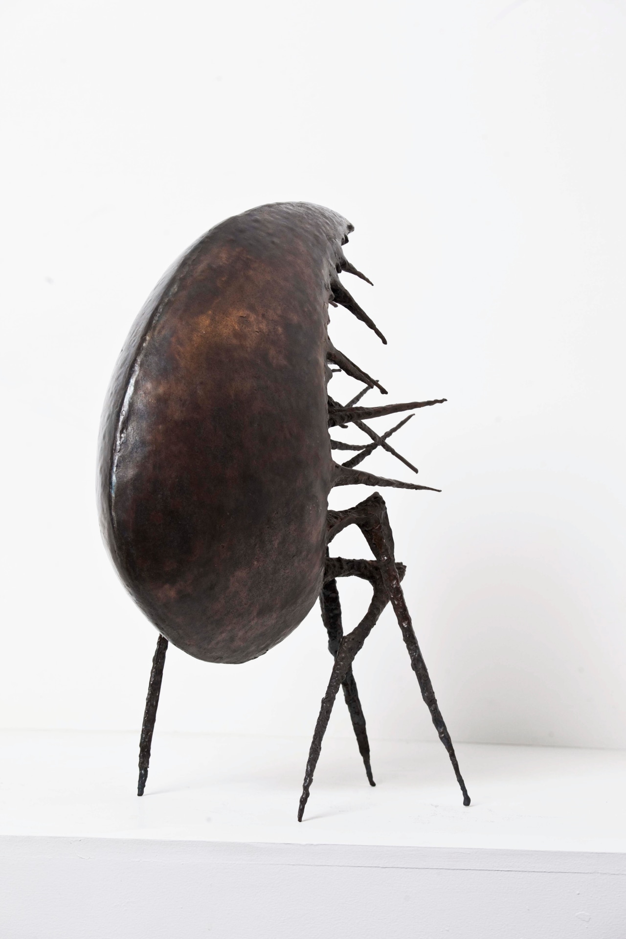 Michel Anasse's &quot;Relation Humaine&quot; Sculpture front view