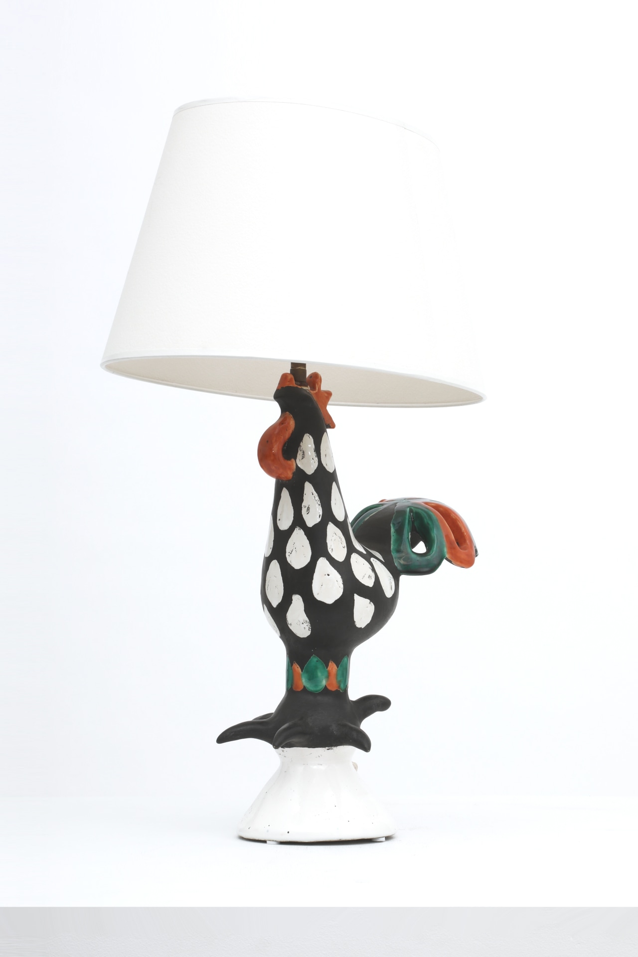 Roger Capron's &quot;Coq&quot; table lamp view one