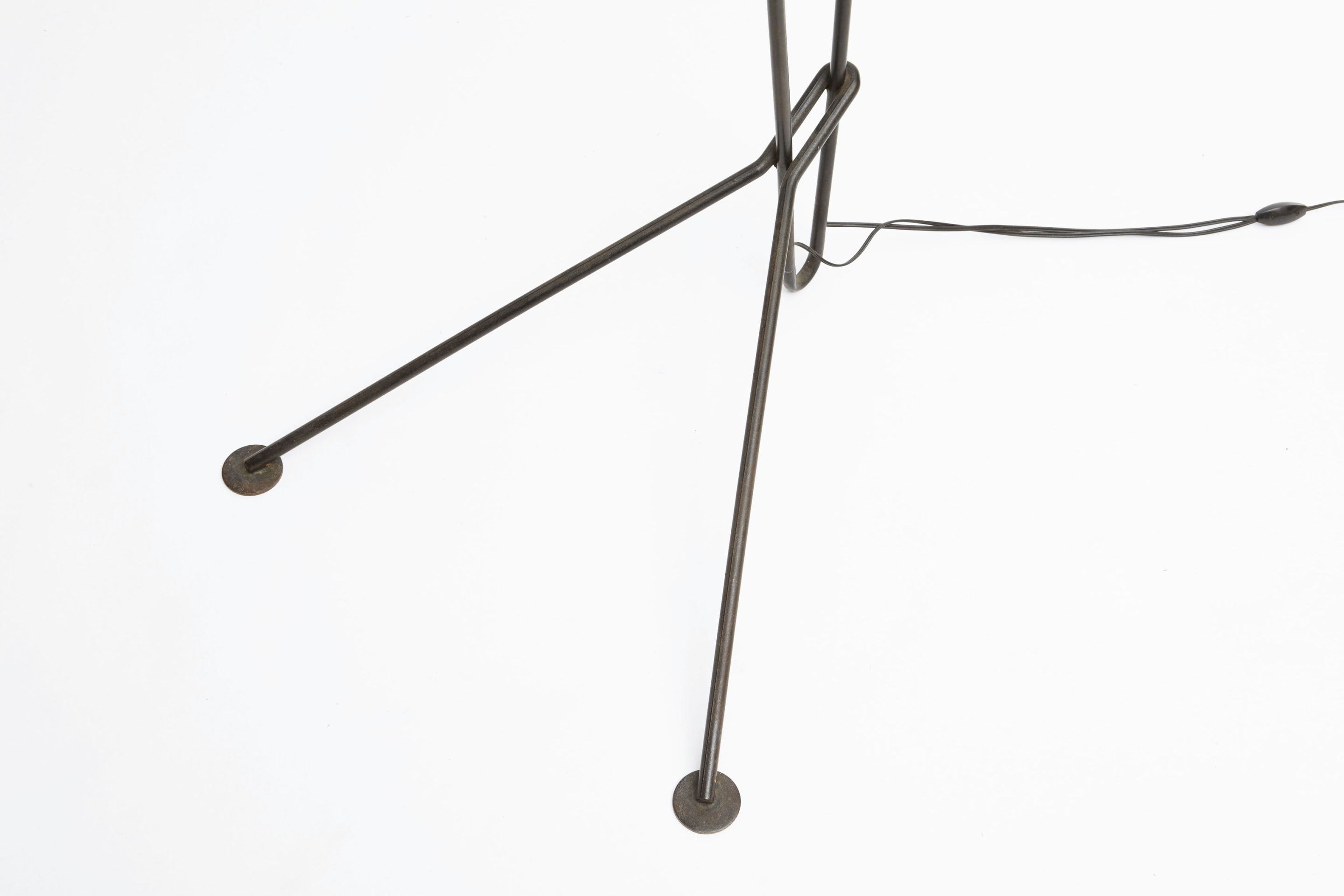 Michel Buffet's floor lamp detail of lamp feet