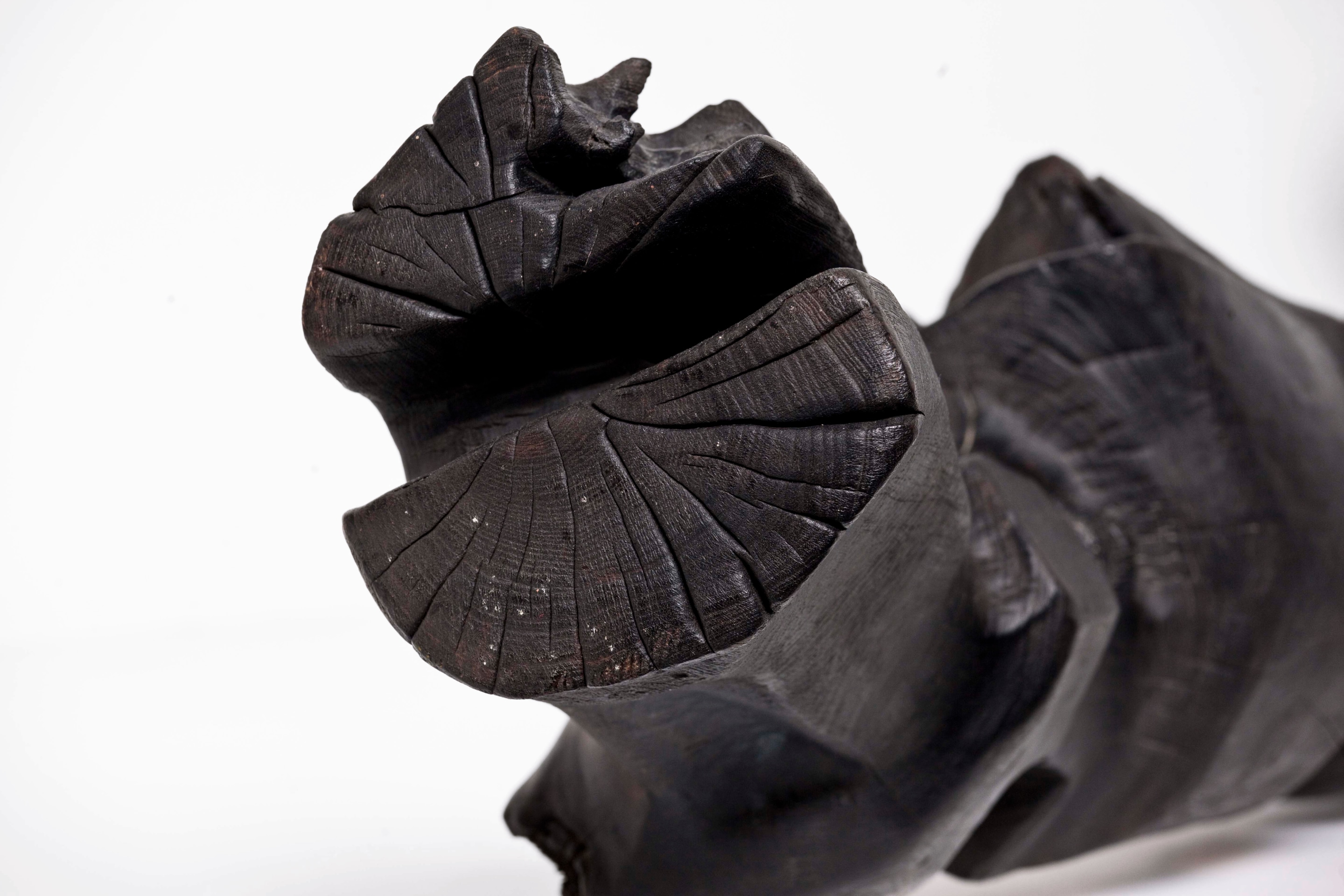 Michel Anasse's &quot;Rythmique&quot; sculpture detail of end