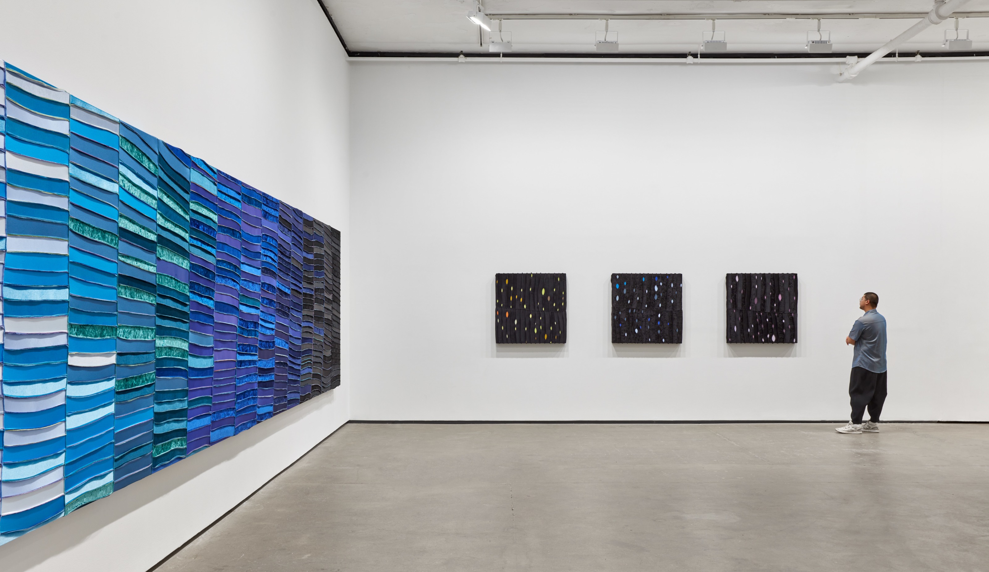 Installation view of&nbsp;Anthony Olubunmi Akinbola: Camouflage at Sean Kelly, New York, September 5 &ndash; October 18, 2025, Photography: Jason Wyche, Courtesy: Sean Kelly, New York/Los Angeles
