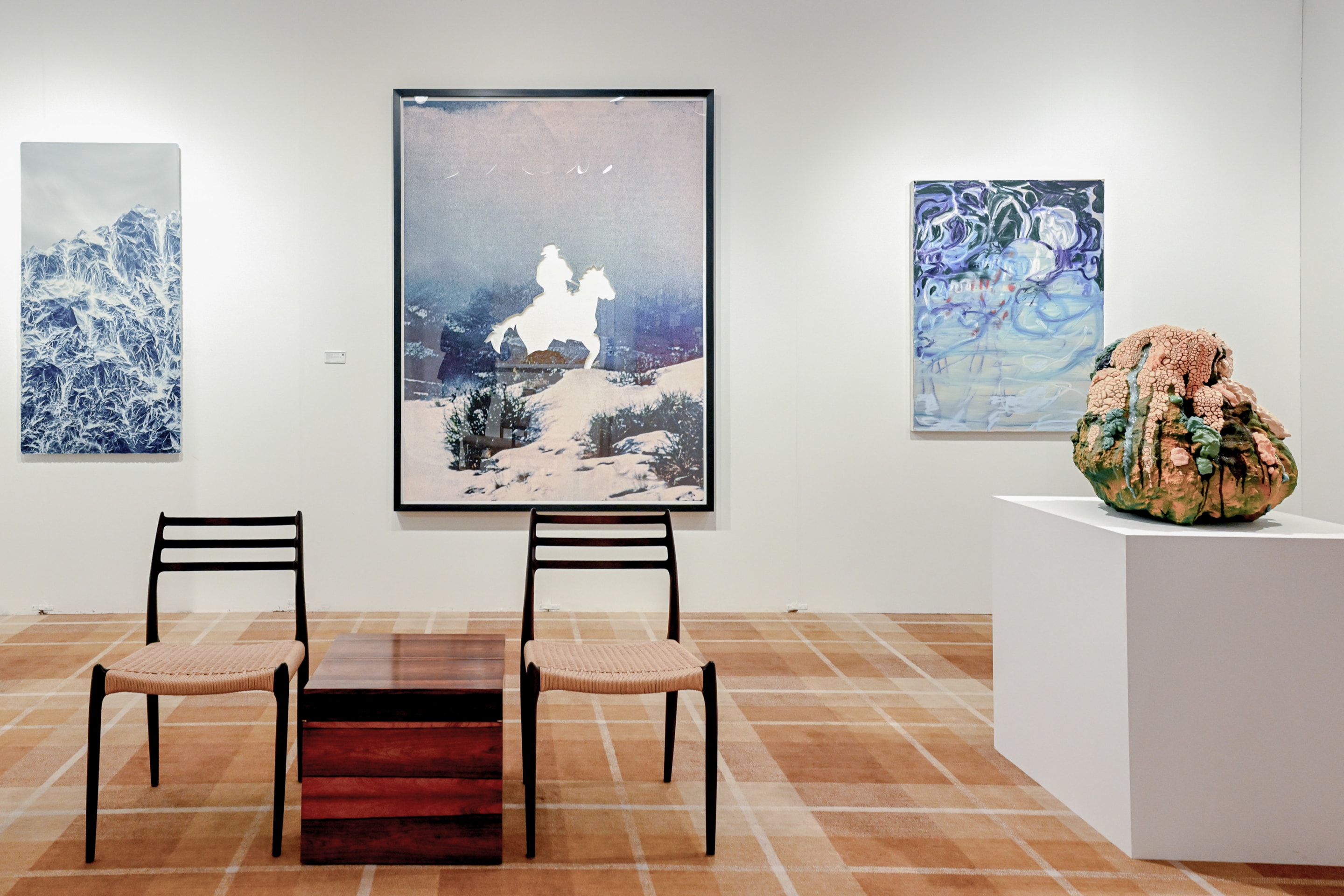 Sean Kelly at the Aspen Art Fair 2025, July 29&ndash;August 2, 2025. Booth B4, Hotel Jerome, Aspen. Photo: Zach Hilty/BFA.com, Courtesy: Sean Kelly, New York/Los Angeles