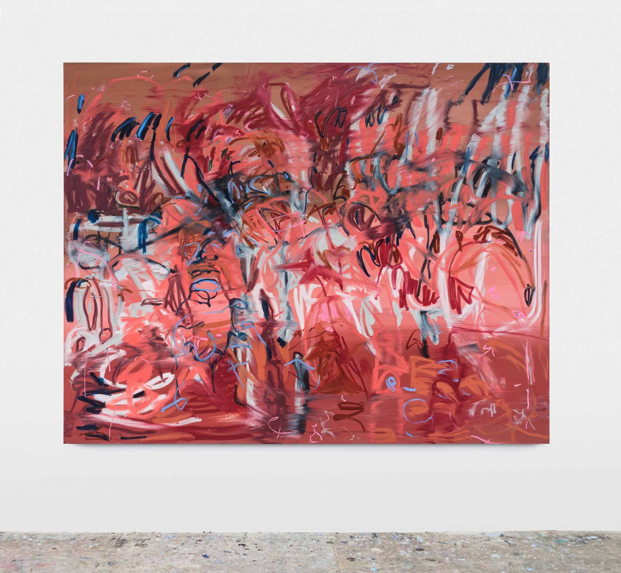 Janaina Tsch&auml;pe, Red afternoon (with sparkles), 2023