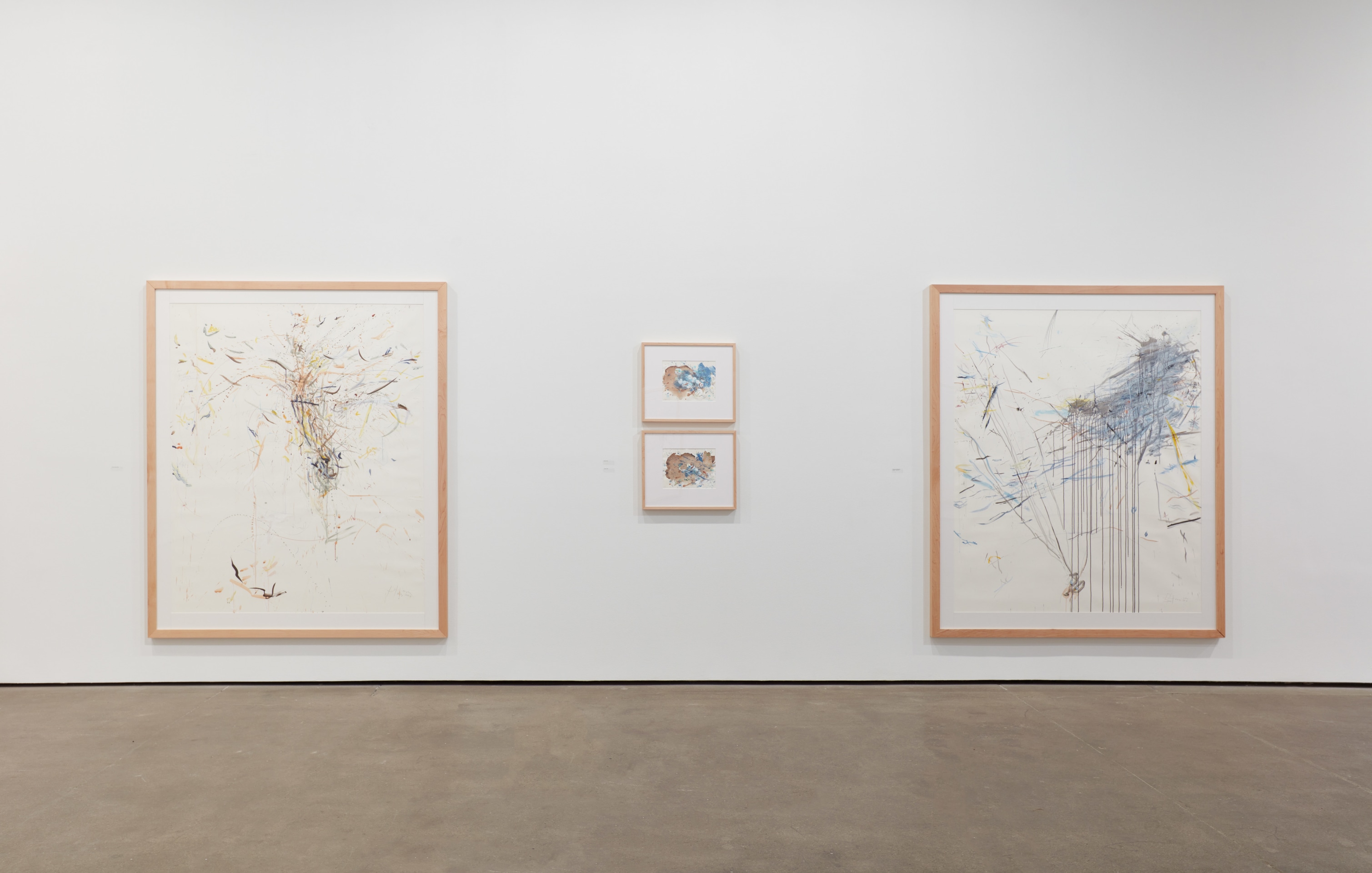 Installation view of Rebecca Horn: Labyrinth of the Soul: Drawings 1965-2015 at Sean Kelly, New York, January 7 - February 18, 2023, Photography: Jason Wyche, New York, Courtesy: Sean Kelly