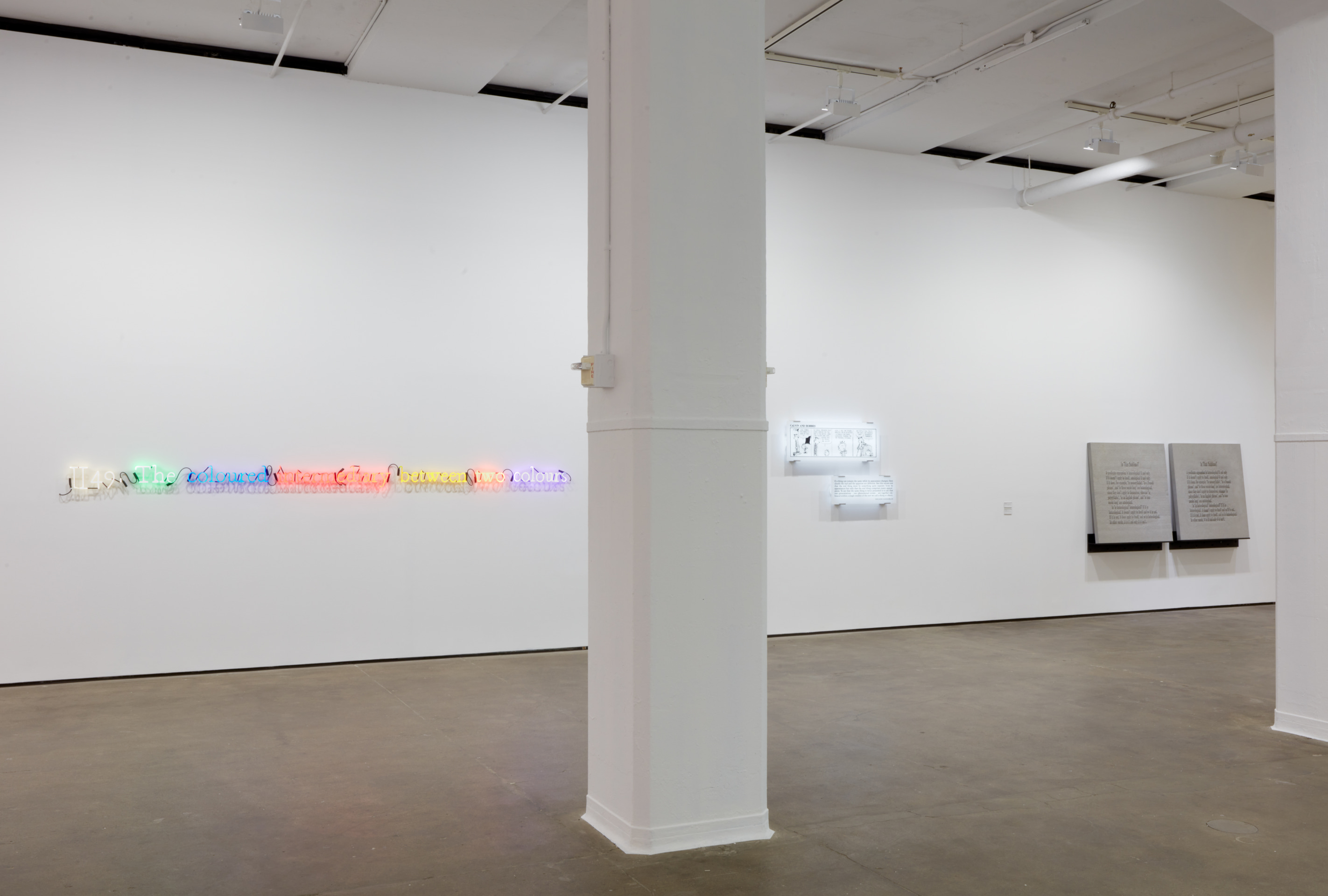 Installation view of&nbsp;Joseph Kosuth: Future Memory at Sean Kelly, New York, March 7 &ndash; April 18, 2025, Photography: Jason Wyche, Courtesy: Sean Kelly, New York/Los Angeles