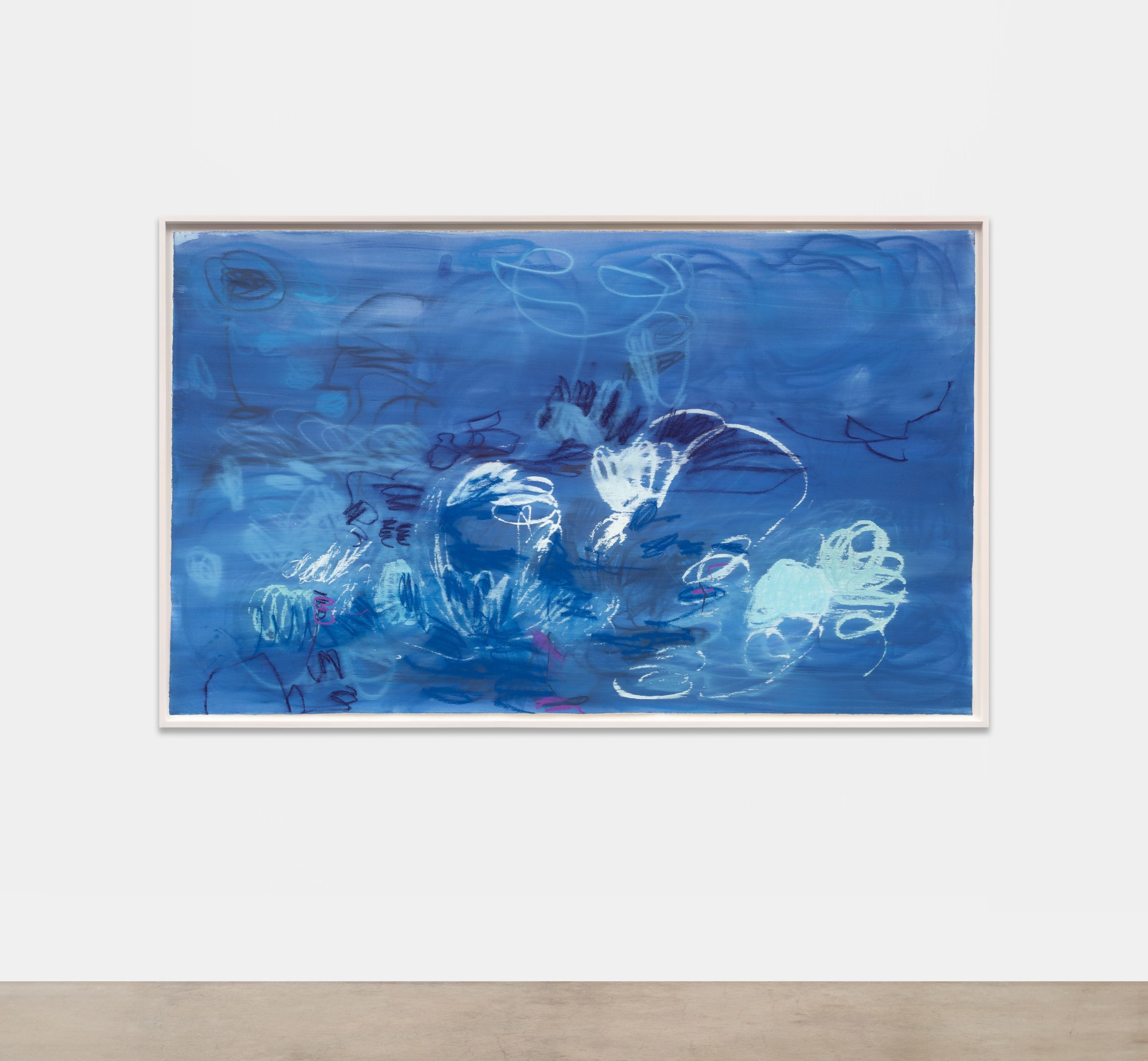 Janaina Tsch&auml;pe, milk blue, 2025