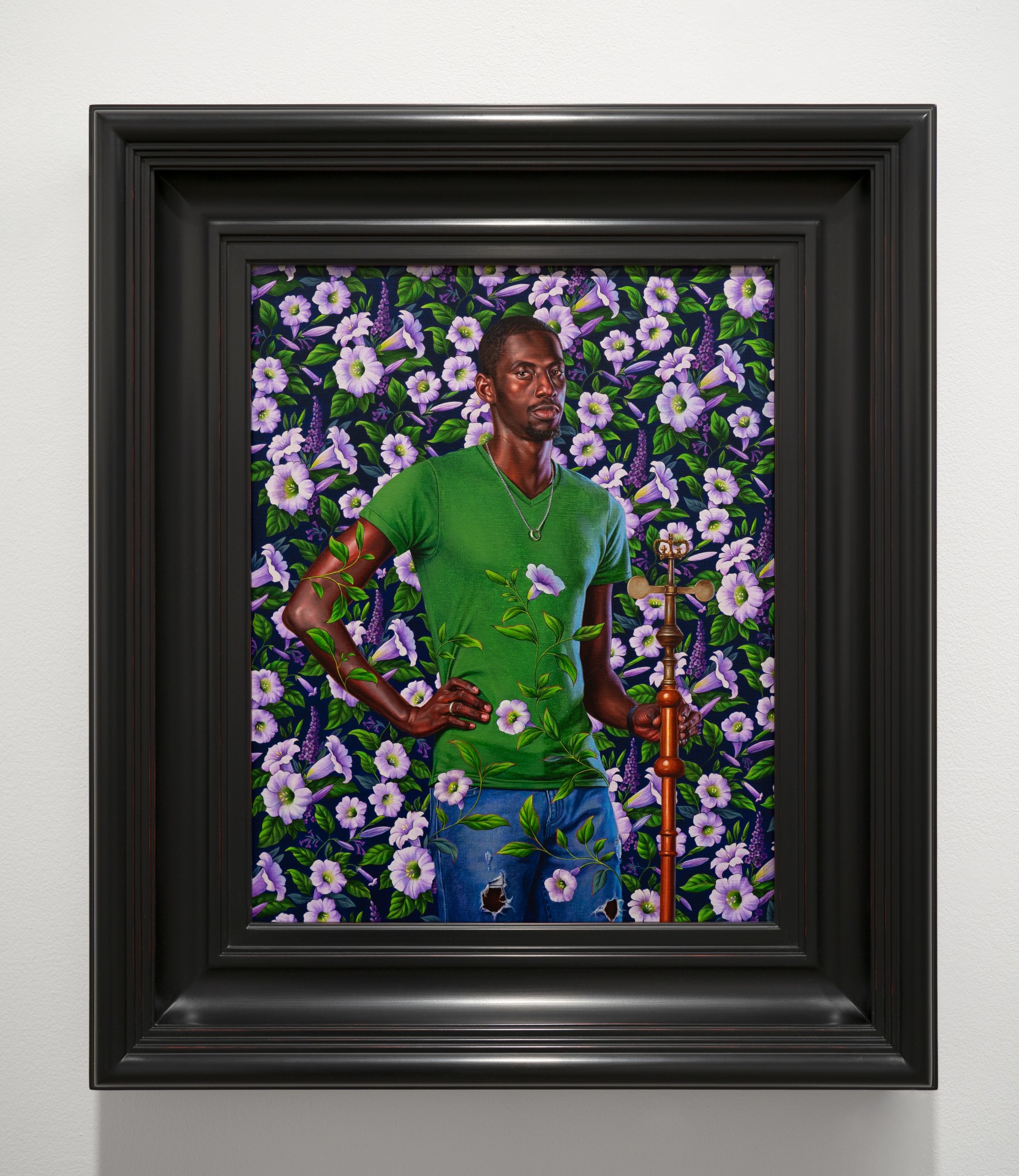 Kehinde Wiley, Portrait of El Hadji Malick Gueye, 2025