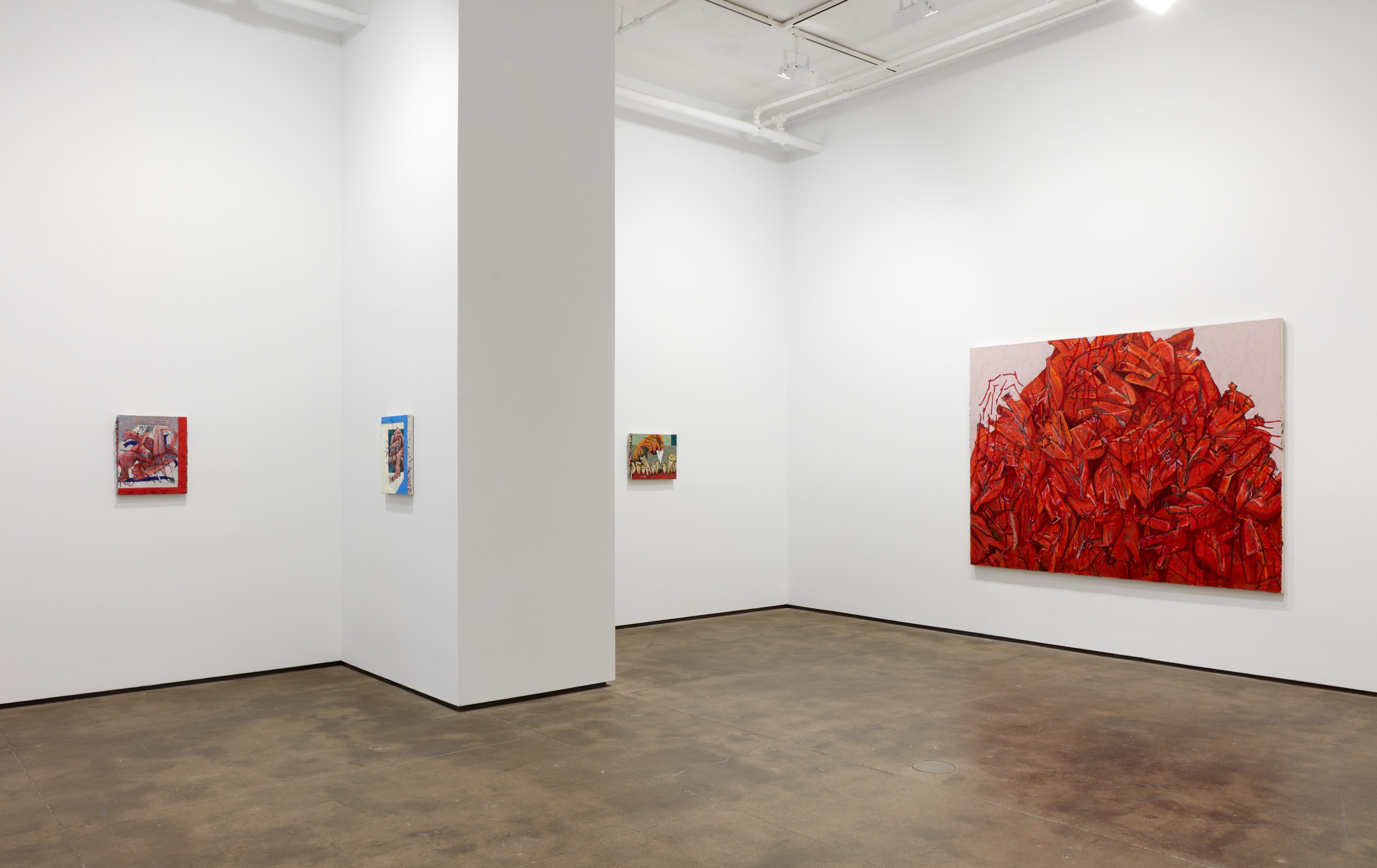Installation view of John Guzman: Drowning in Harmony at Sean Kelly, New York, January 12 &ndash; March 2, 2024, Photography: Jason Wyche, Courtesy: Sean Kelly
