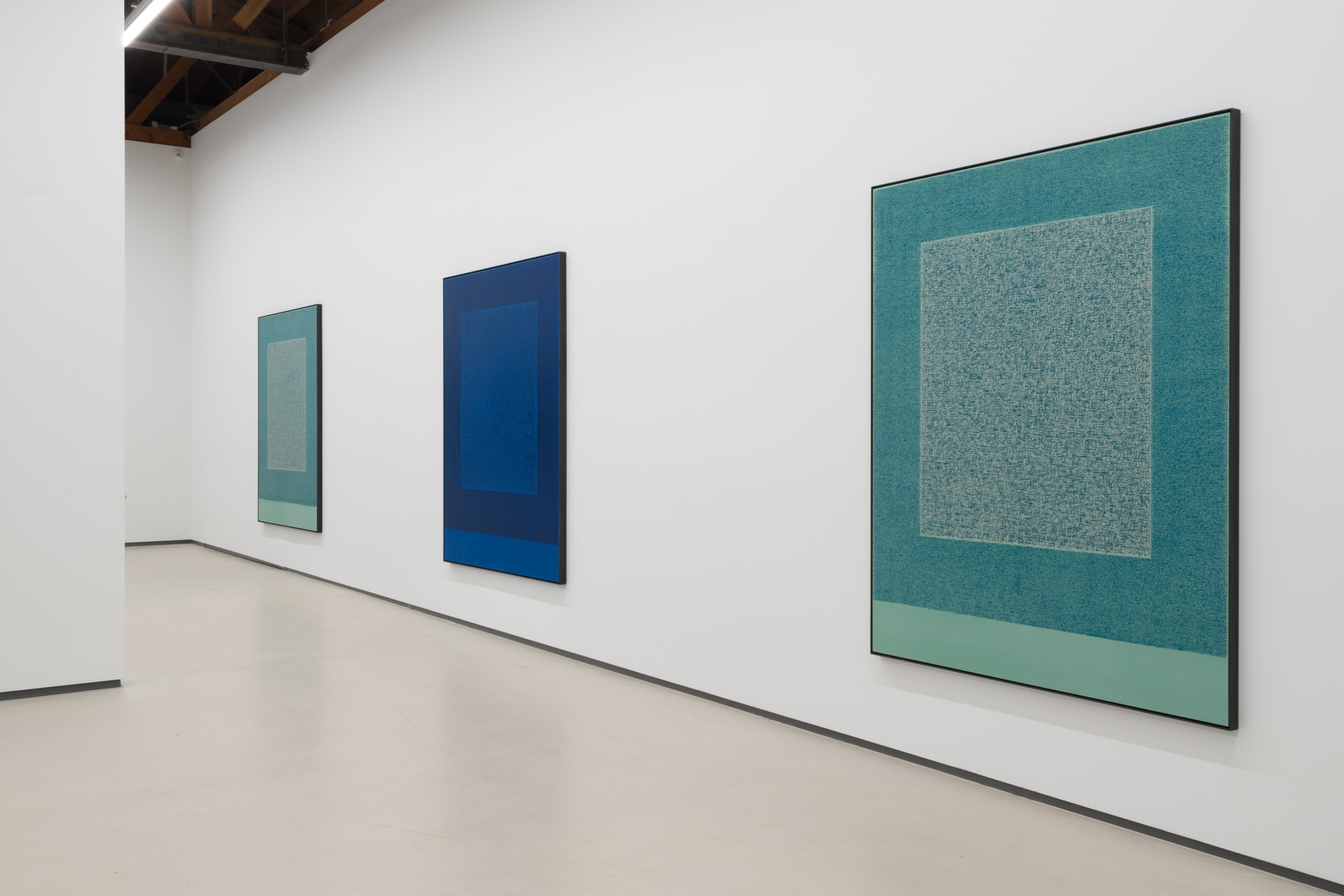 Installation view of Idris Khan: The Pattern of Landscape at Sean Kelly, Los Angeles, September 17 - November 5, 2022, Photography: Jeff McLane, Courtesy: Sean Kelly