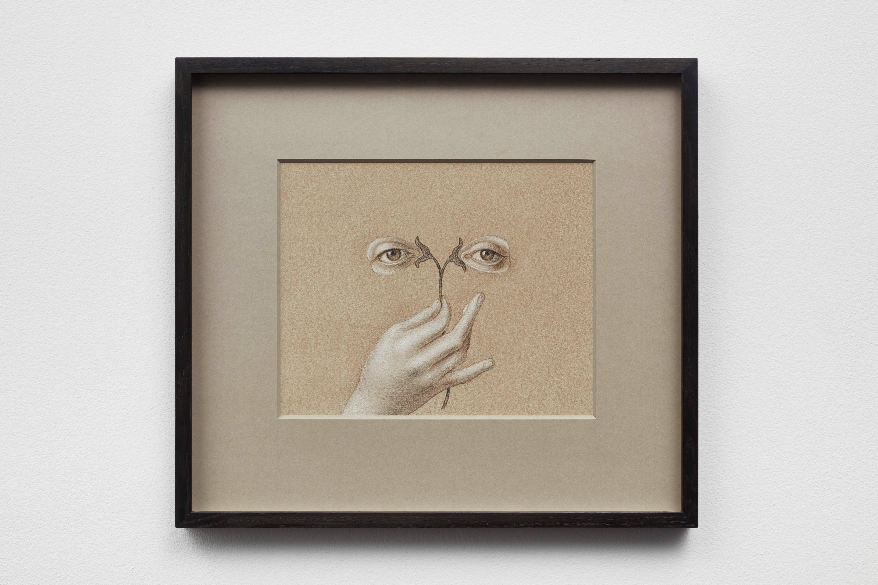 Studies into the Past, crayon and pastel on prepared paper