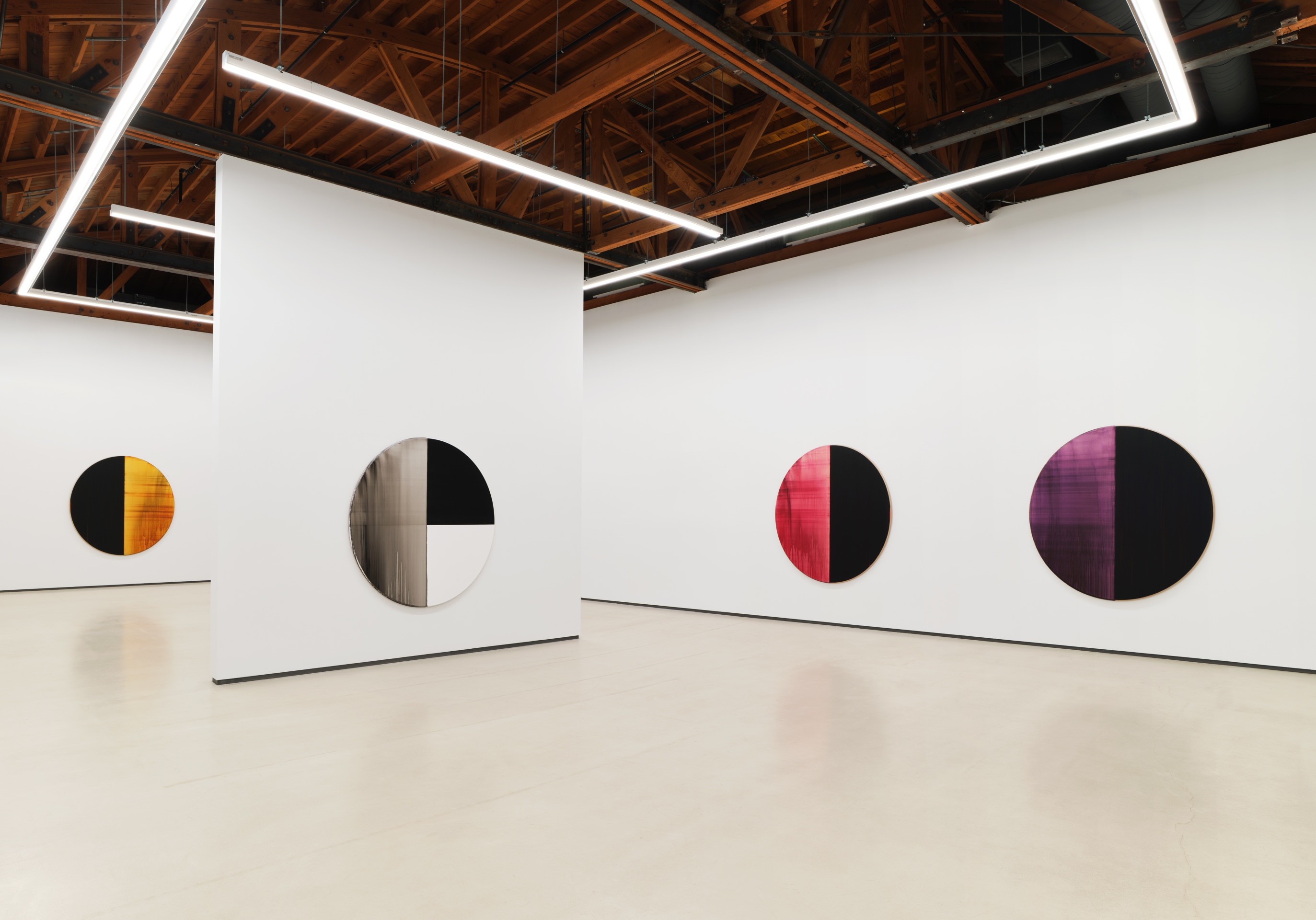 Installation view of Callum Innes: Turn at Sean Kelly, Los Angeles, March 16 &ndash; May 4, 2024, Photography: Brica Wilcox, Courtesy: Sean Kelly New York/Los Angeles