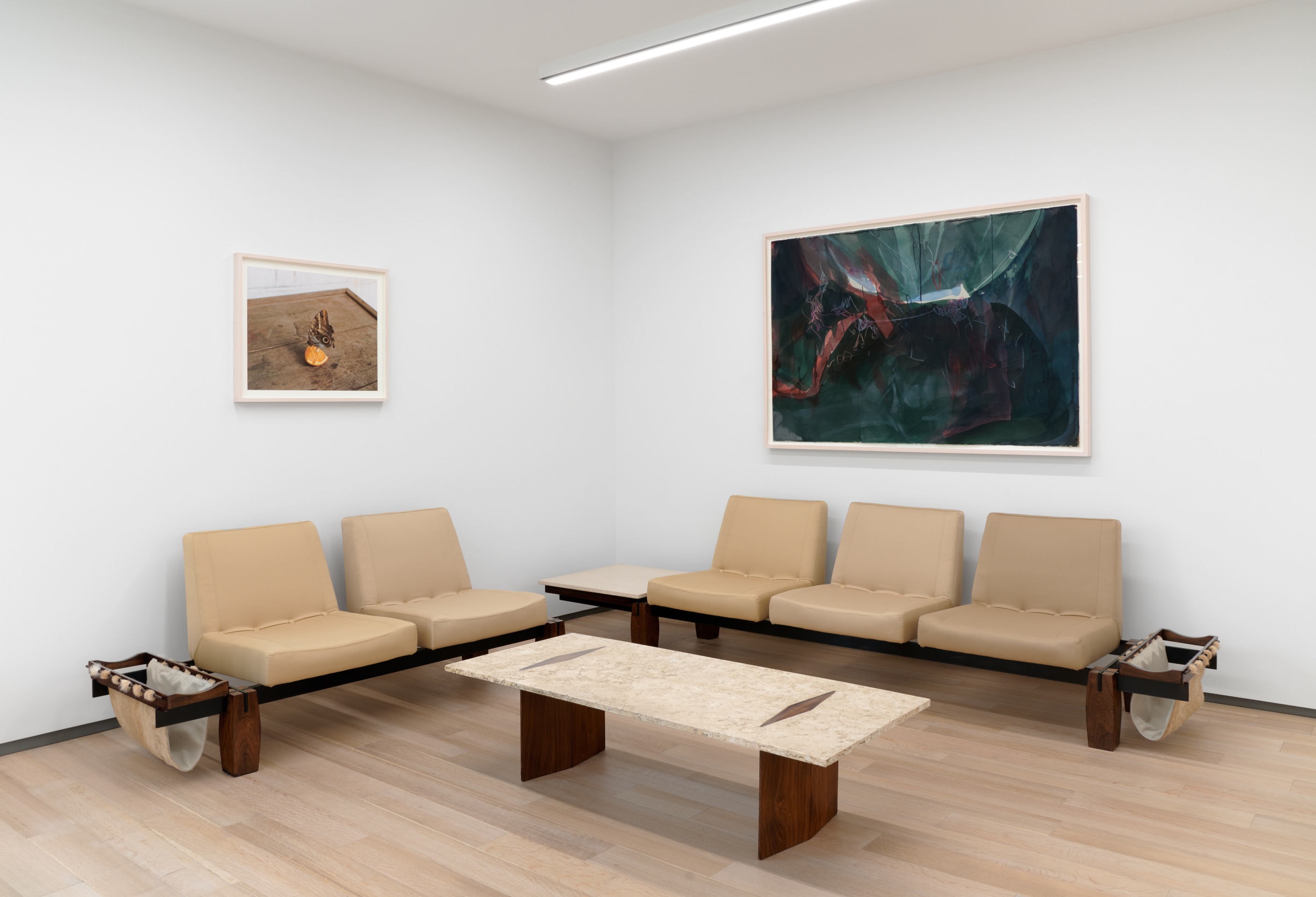 Installation view of Zalszupin 100 in Collaboration with Ulysses de Santi at Sean Kelly, Los Angeles, November 19, 2022 - January 7, 2023, Photo: Brica Wilcox, Courtesy: Sean Kelly and Ulysses de Santi.