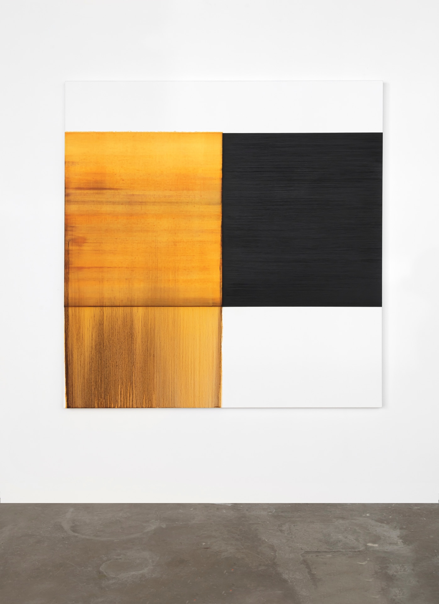 CALLUM INNES, Exposed Painting Quinacridone Gold, 2020, oil on linen, 68 7/8 x 67 3/4 inches (175 x 172 cm), CI-46.20