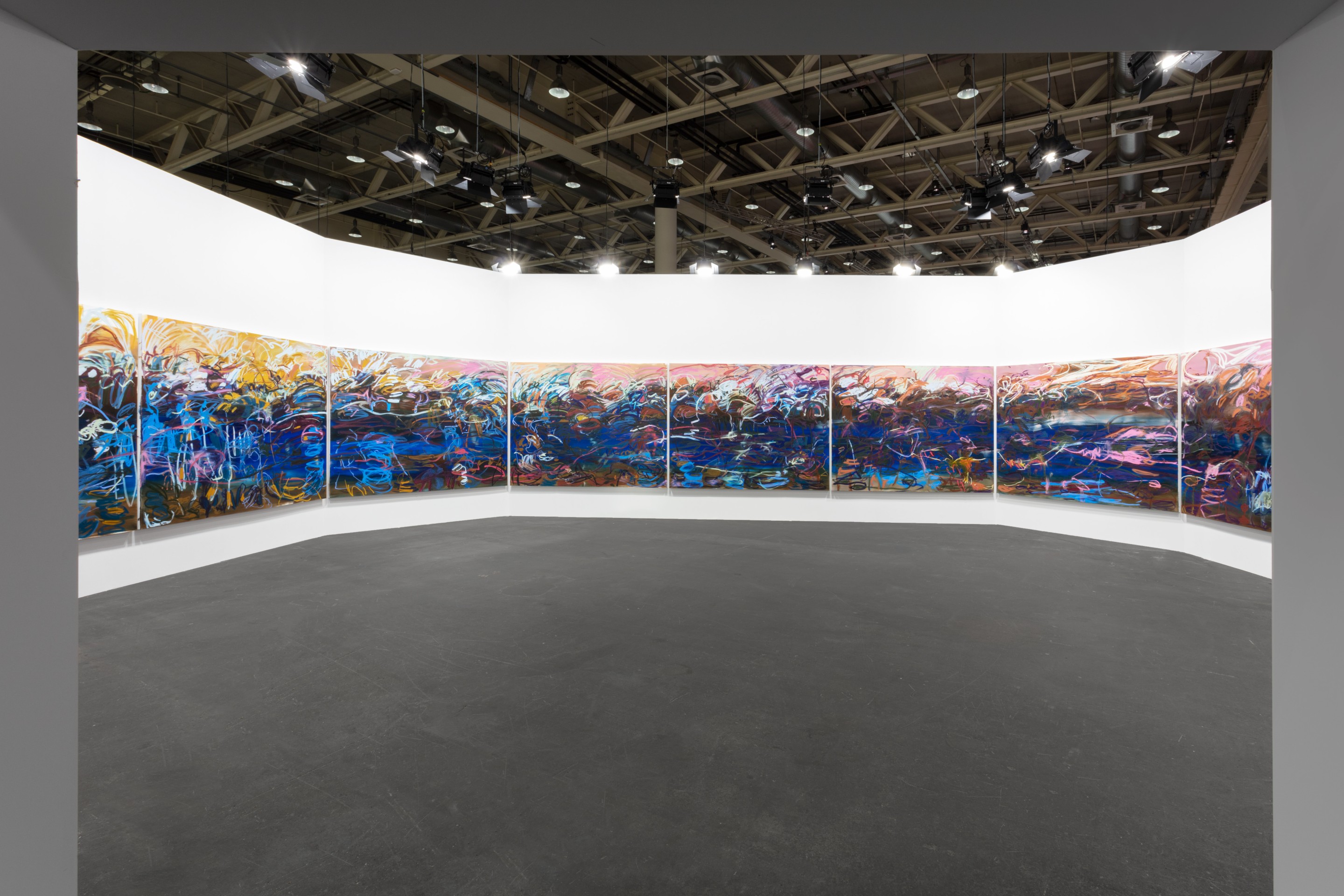 Janaina Tsch&auml;pe, To cover the earth with a new mist, 2024 presented by Sean Kelly and Fortes D&rsquo;Aloia &amp;amp; Gabriel at Art Basel Unlimited 2024, U49, June 10&ndash;16. 2024. &copy; Janaina Tsch&auml;pe, Photo: Sebastiano Pellion di Persano, Courtesy: the artist, Sean Kelly, New York/Los Angeles, and Fortes D&rsquo;Aloia &amp;amp; Gabriel.
