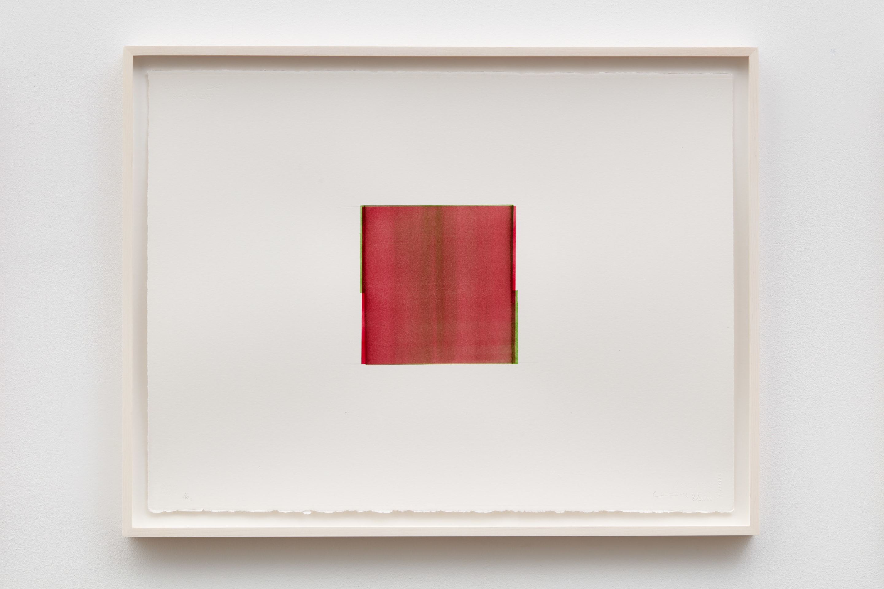 Callum Innes, Ruby Red / Sap Green, 2022