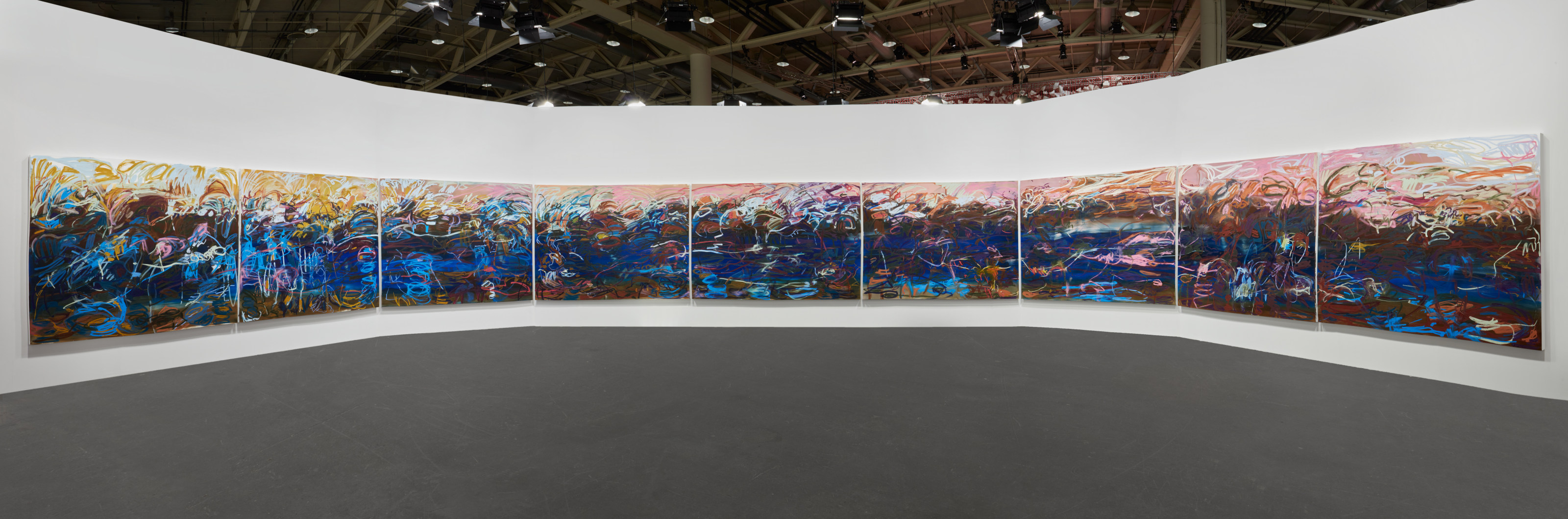 Janaina Tsch&auml;pe, To cover the earth with a new mist, 2024 presented by Sean Kelly and Fortes D&rsquo;Aloia &amp;amp; Gabriel at Art Basel Unlimited 2024, U49, June 10&ndash;16. 2024. &copy; Janaina Tsch&auml;pe, Photo: Sebastiano Pellion di Persano, Courtesy: the artist, Sean Kelly, New York/Los Angeles, and Fortes D&rsquo;Aloia &amp;amp; Gabriel.