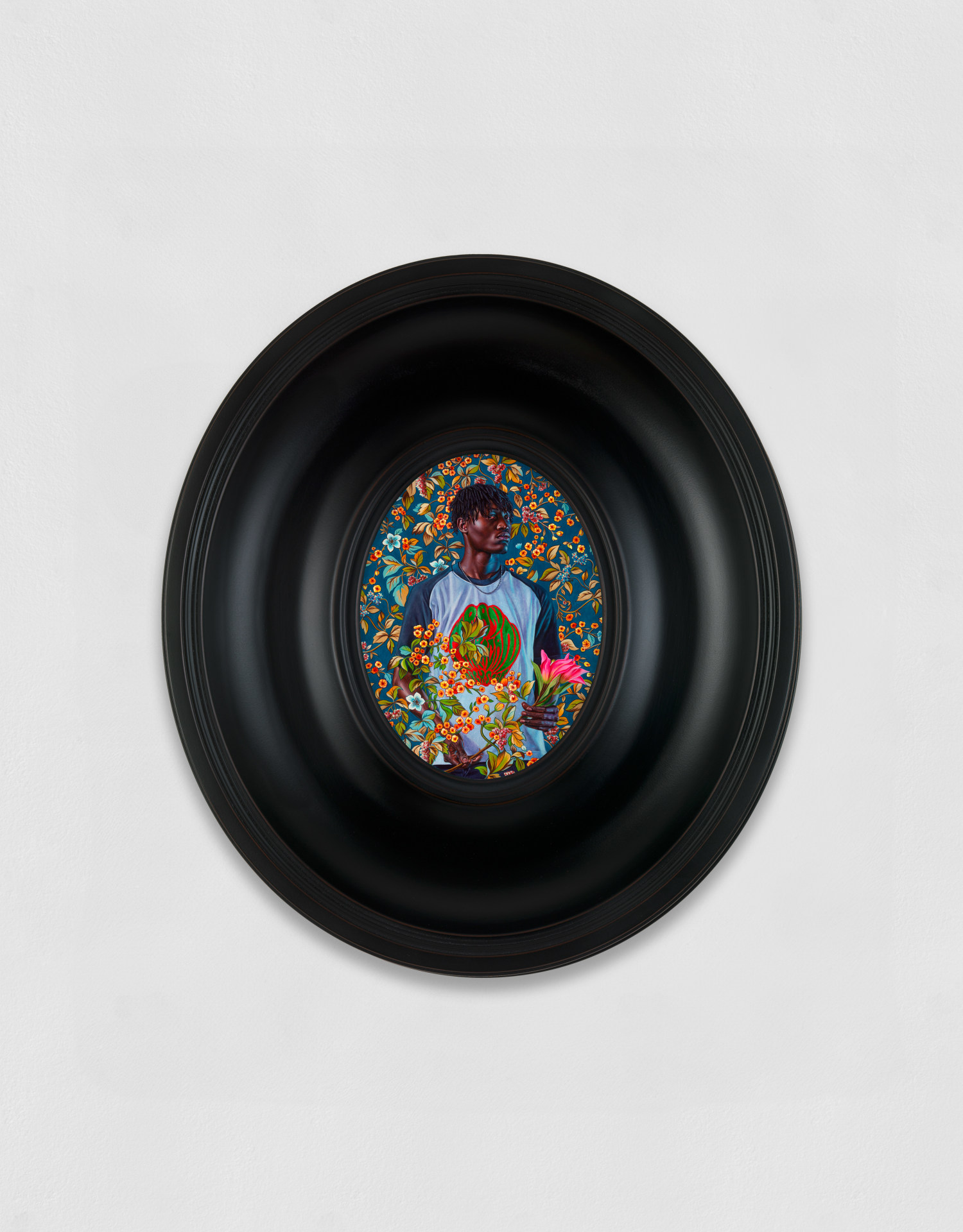 Kehinde Wiley, Portrait of Garuba Lucky II, 2024