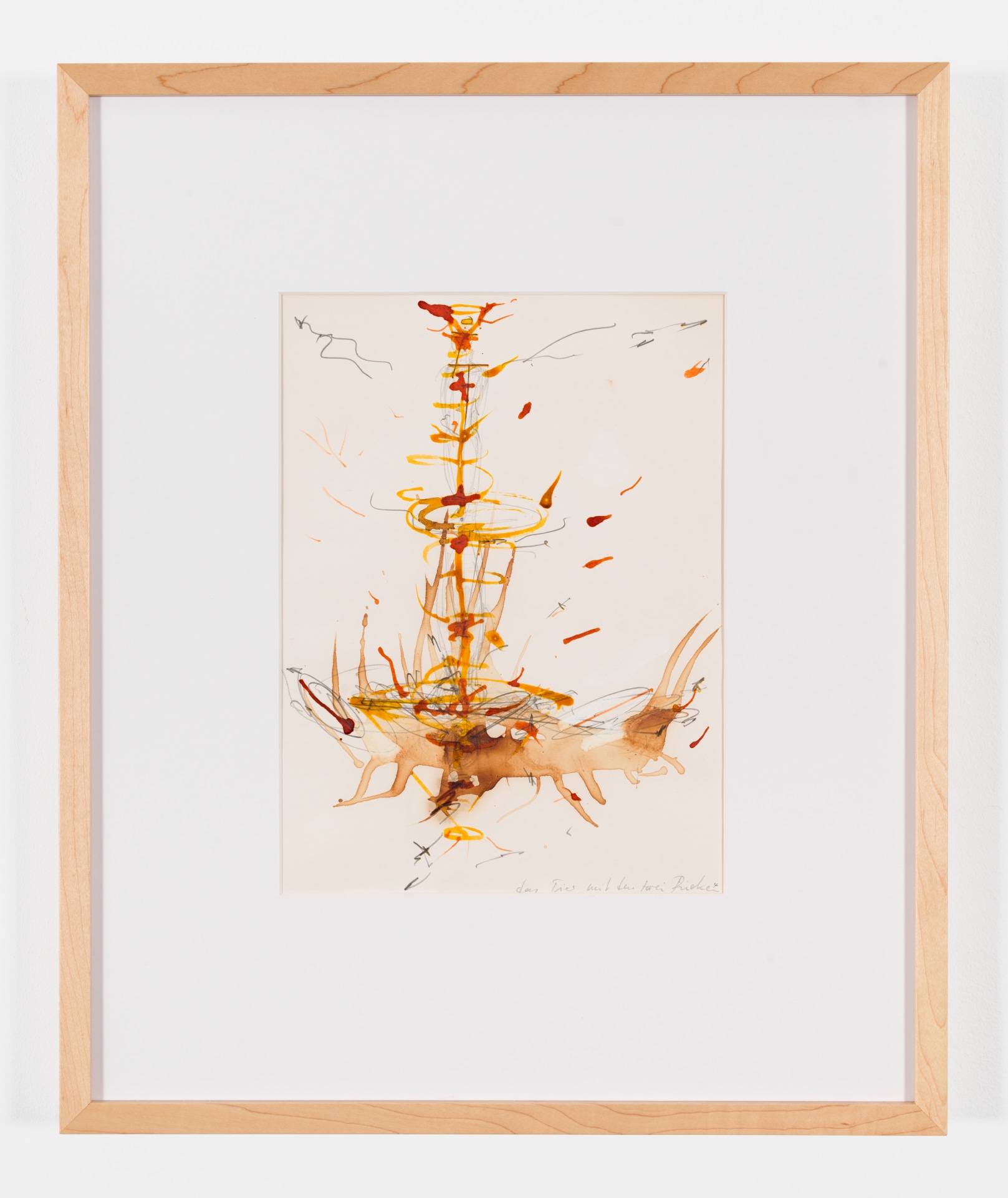 Das Tier mit den zwei Rücken, 2003, mixed media on paper