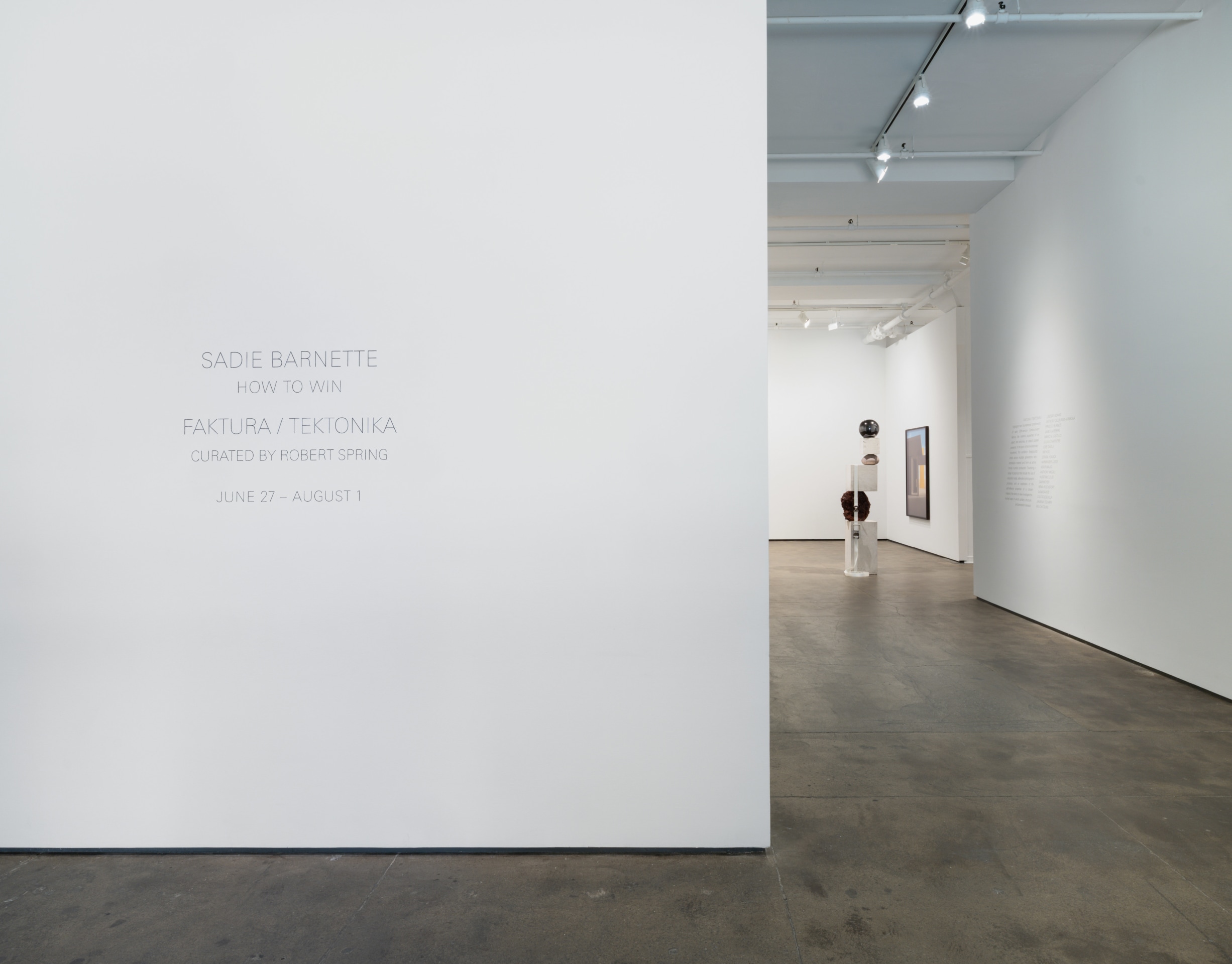 Installation view of&nbsp;Faktura / Tektonika at Sean Kelly, New York, June 27 &ndash; August 1, 2025, Photography: Adam Reich, Courtesy: Sean Kelly, New York/Los Angeles