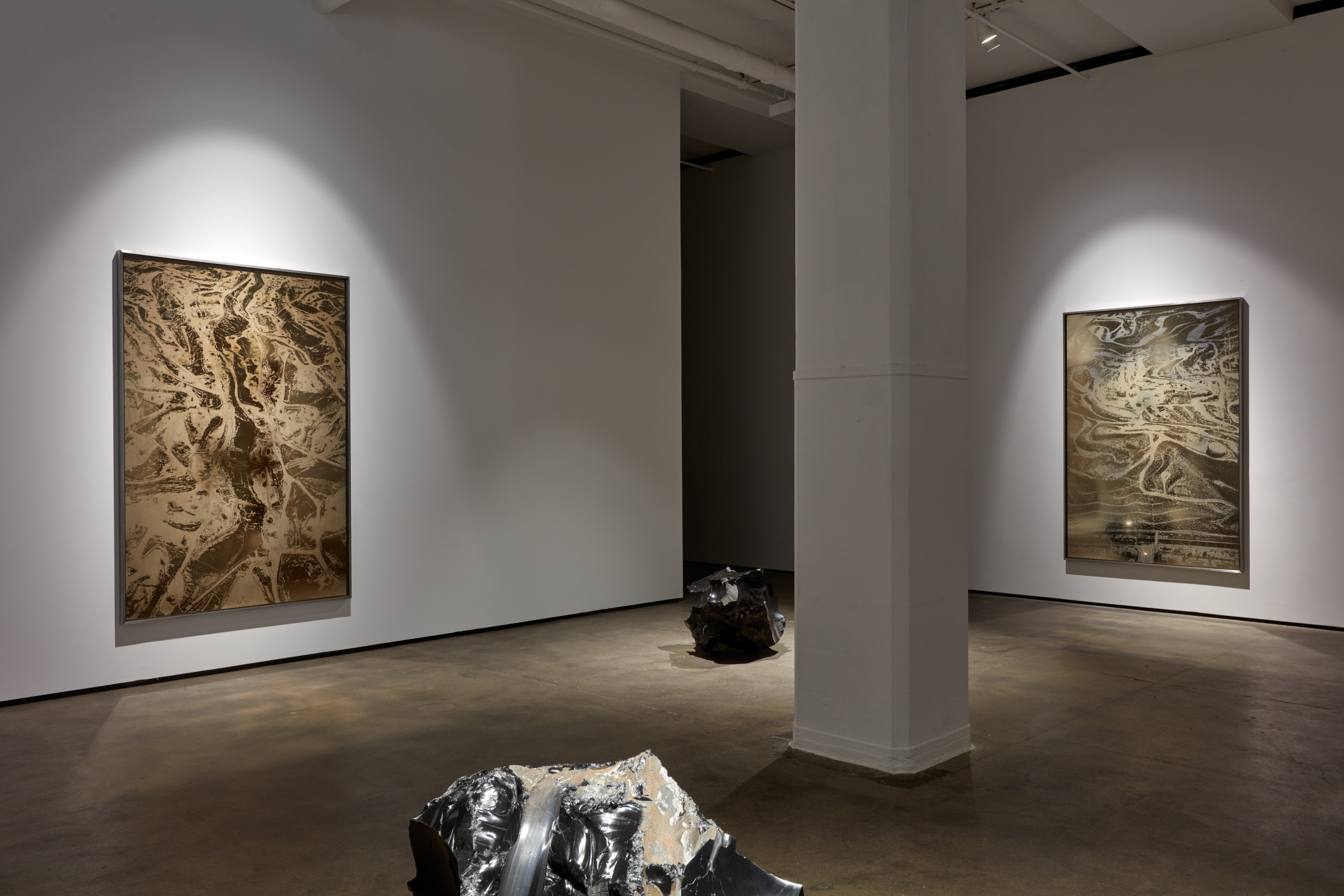 Installation view of Julian Charri&egrave;re: Buried Sunshine at Sean Kelly, New York, January 12 &ndash; March 2, 2024, Photography: Jason Wyche, Courtesy: Sean Kelly