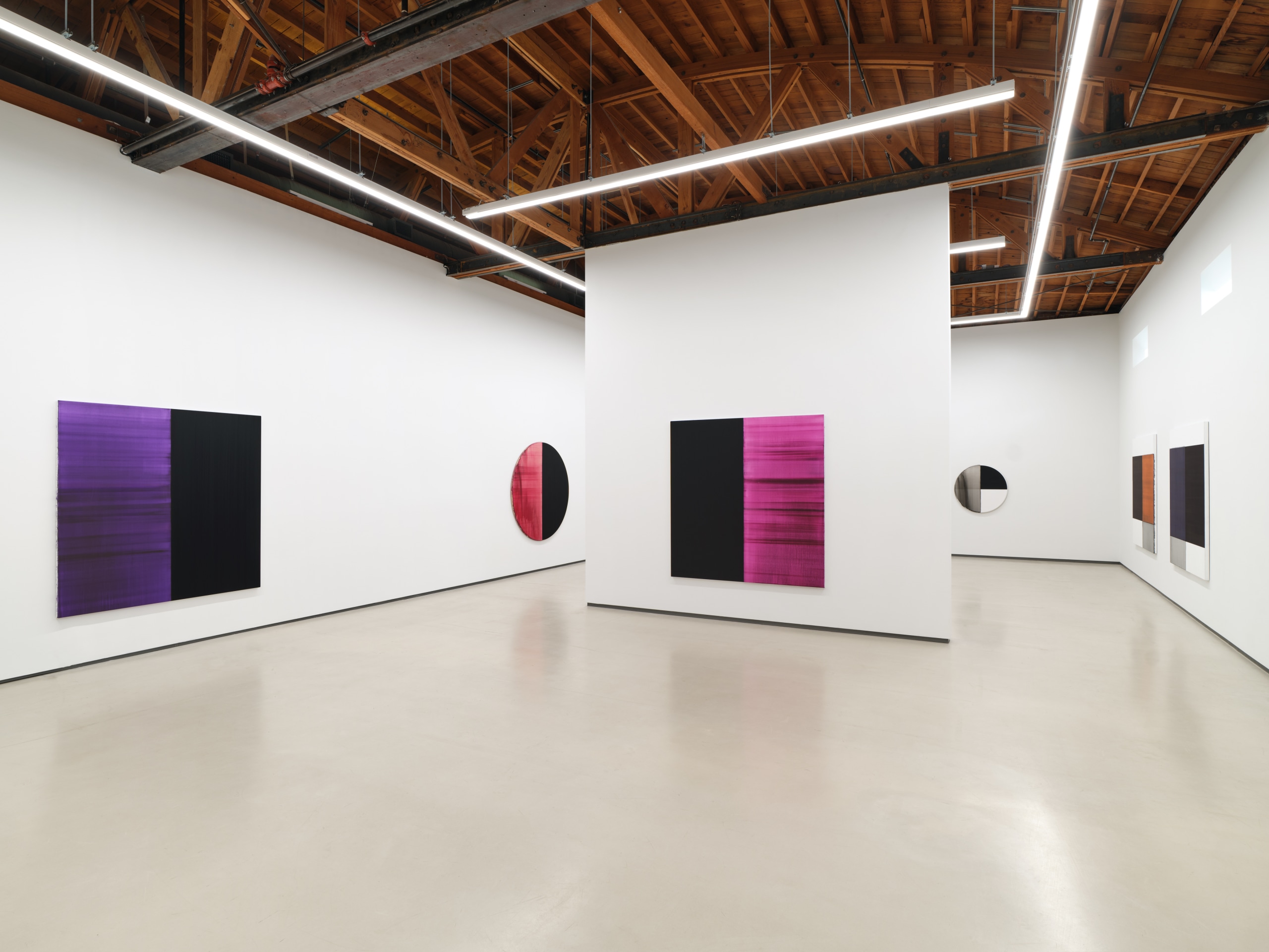 Installation view of Callum Innes: Turn at Sean Kelly, Los Angeles, March 16 &ndash; May 4, 2024, Photography: Brica Wilcox, Courtesy: Sean Kelly New York/Los Angeles