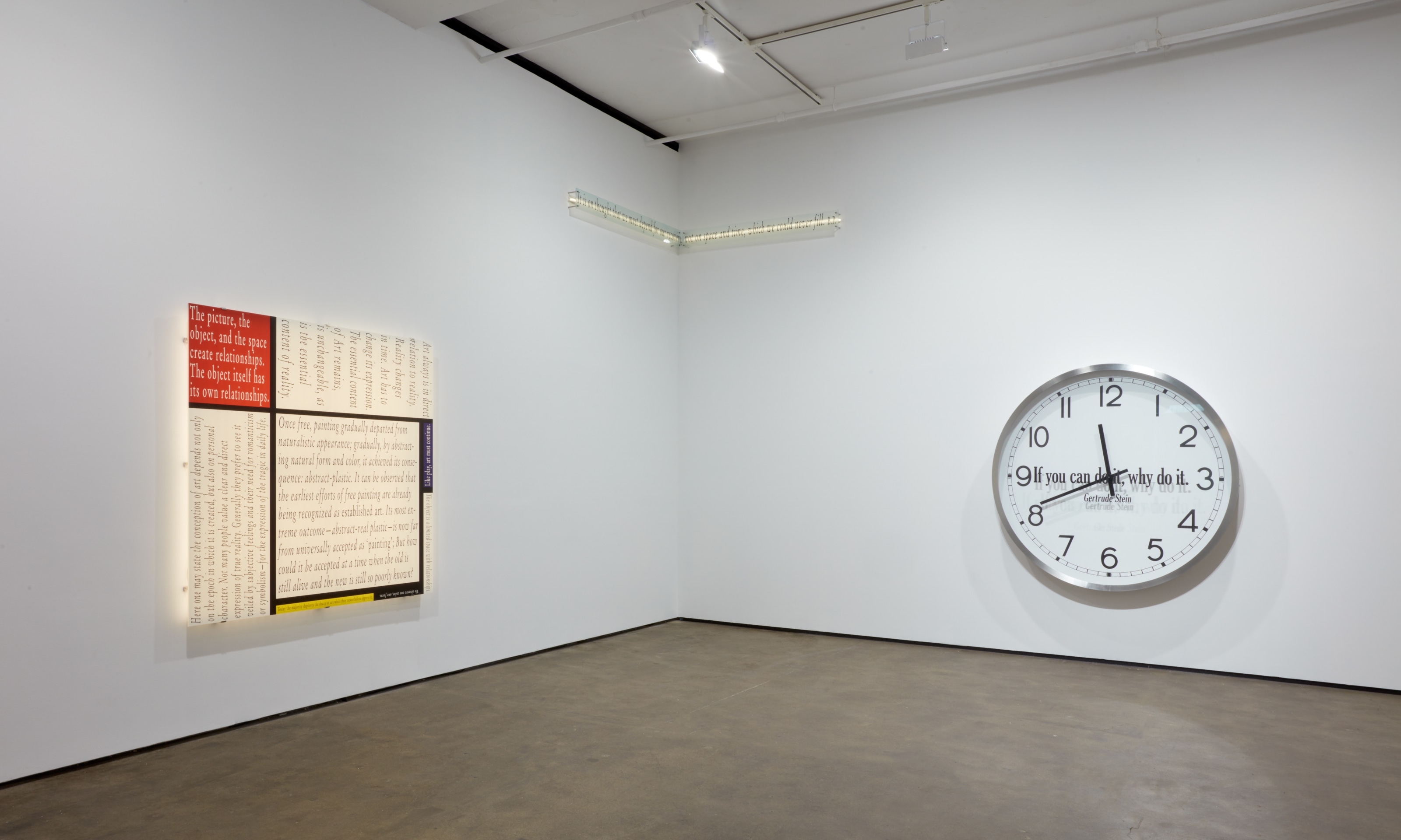 Installation view of&nbsp;Joseph Kosuth: Future Memory at Sean Kelly, New York, March 7 &ndash; April 18, 2025, Photography: Jason Wyche, Courtesy: Sean Kelly, New York/Los Angeles