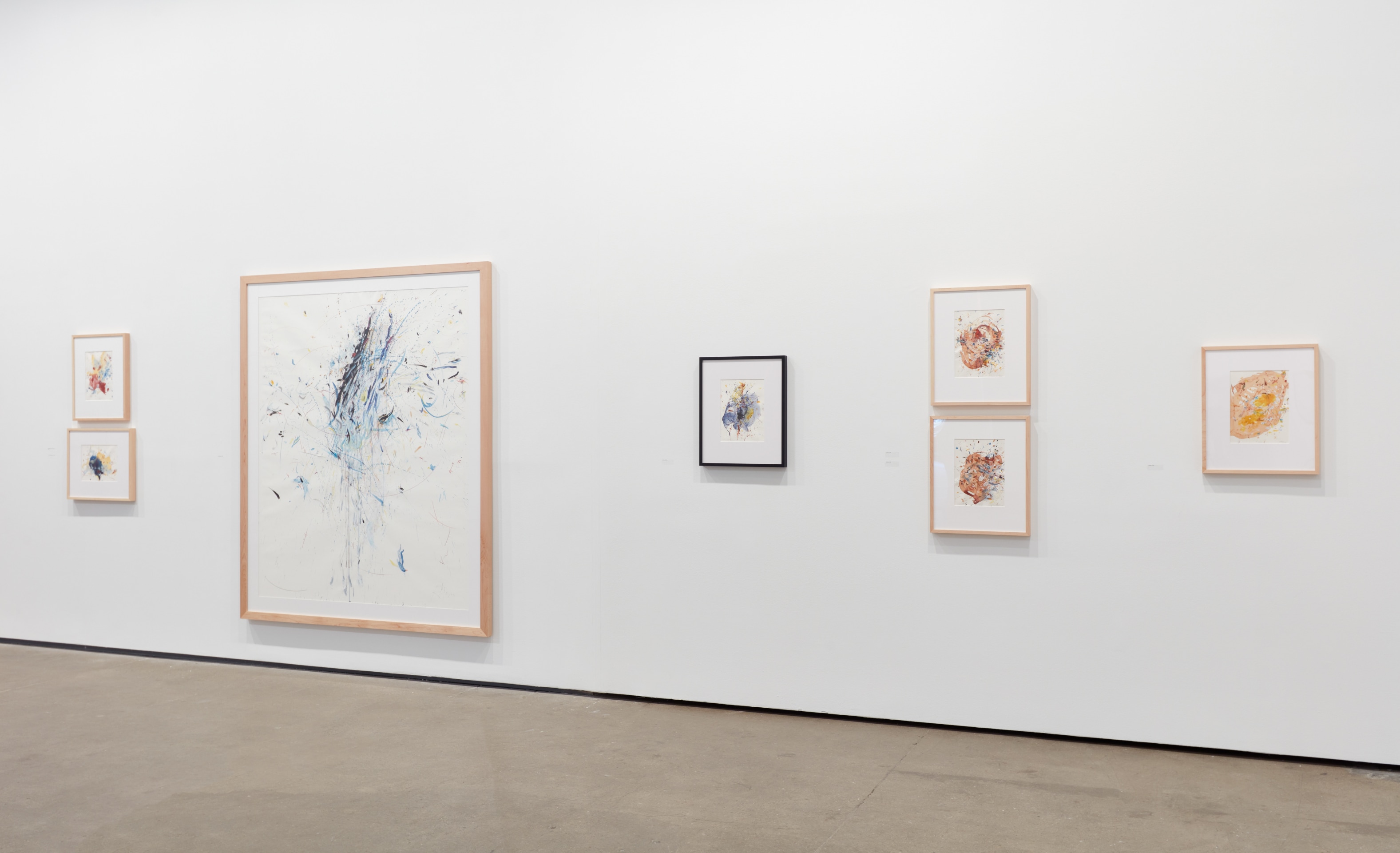 Installation view of Rebecca Horn: Labyrinth of the Soul: Drawings 1965-2015 at Sean Kelly, New York, January 7 - February 18, 2023, Photography: Jason Wyche, New York, Courtesy: Sean Kelly