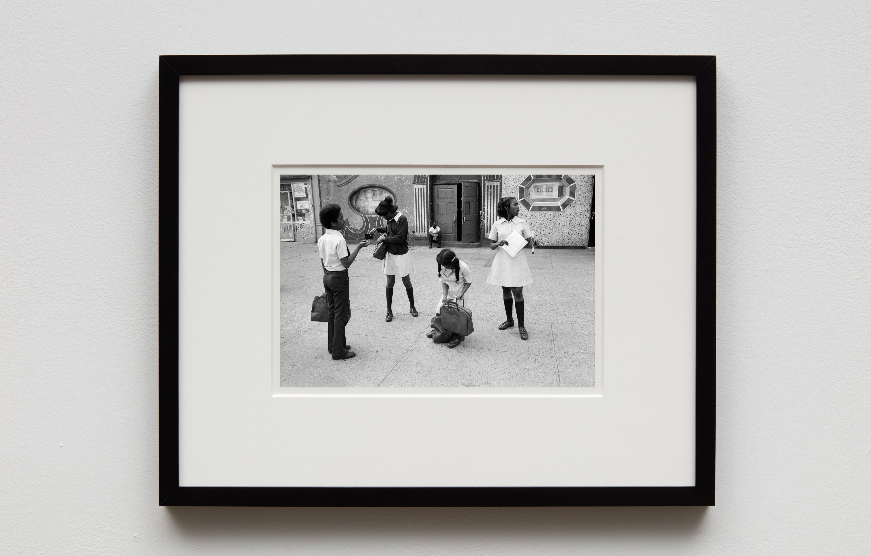 Dawoud Bey Four Children at Lenox Avenue, Harlem, NY, 1977