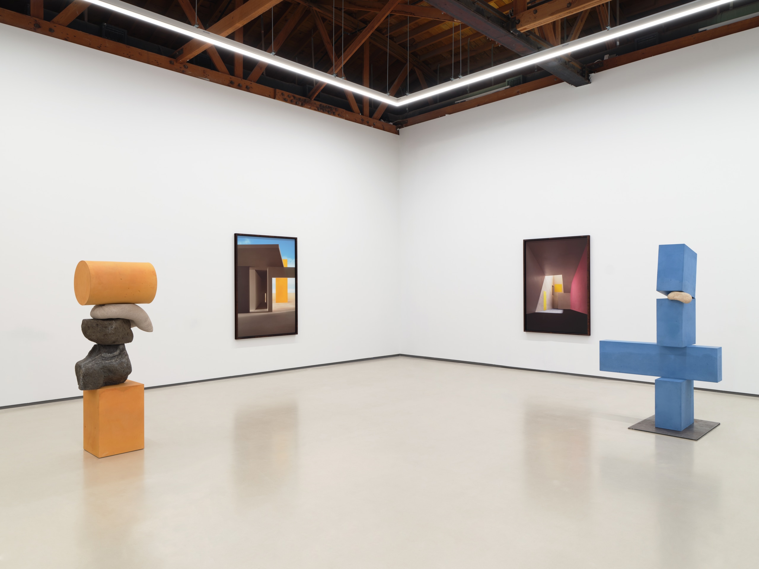 Installation view of James Casebere and Jose D&aacute;vila: The Poetic Dimension at Sean Kelly, Los Angeles, September 13 &ndash; November 1, 2025, Photography: Brica Wilcox, Courtesy: Sean Kelly, New York/Los Angeles