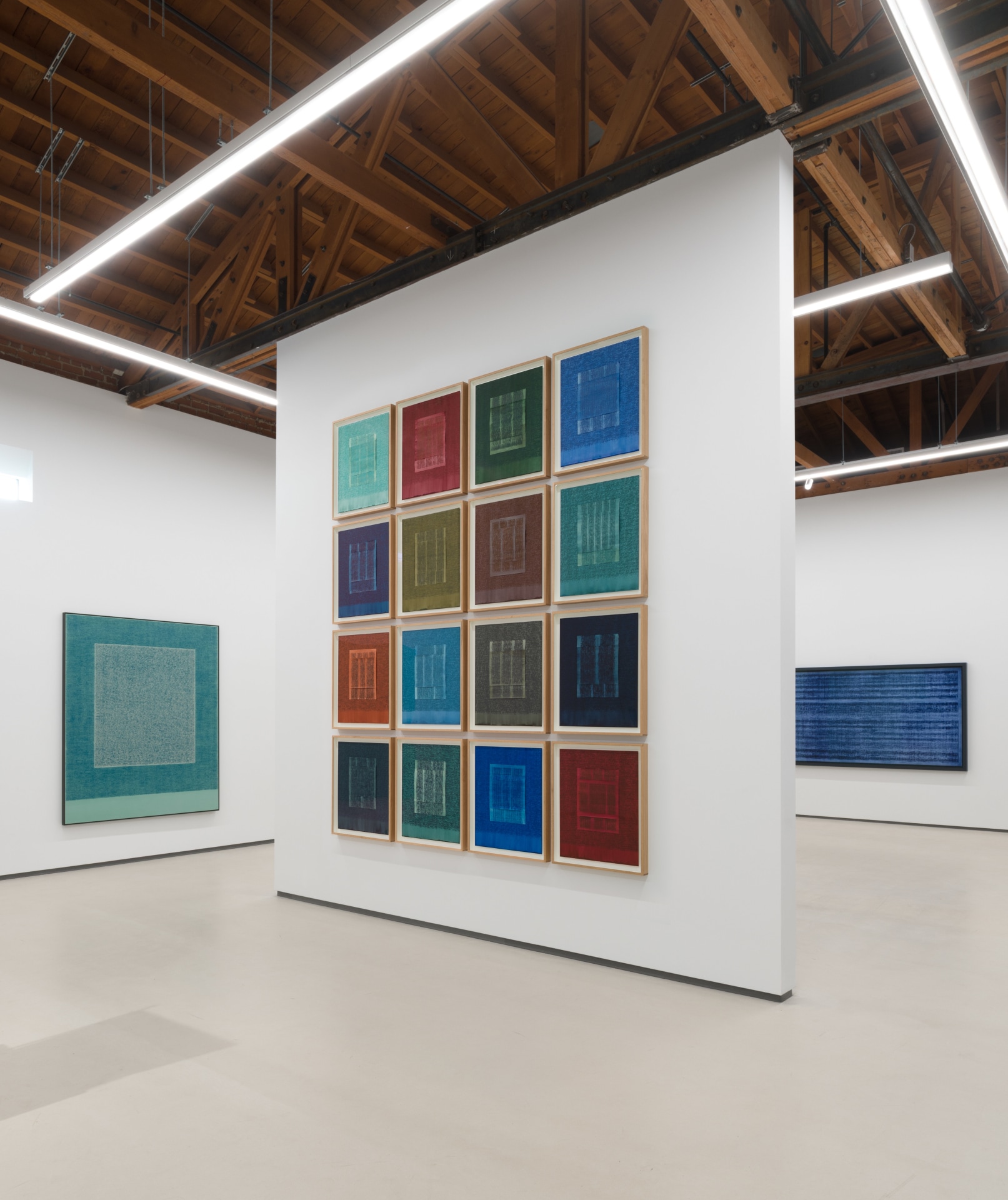 Installation view of Idris Khan: The Pattern of Landscape at Sean Kelly, Los Angeles, September 17 - November 5, 2022, Photography: Jeff McLane, Courtesy: Sean Kelly