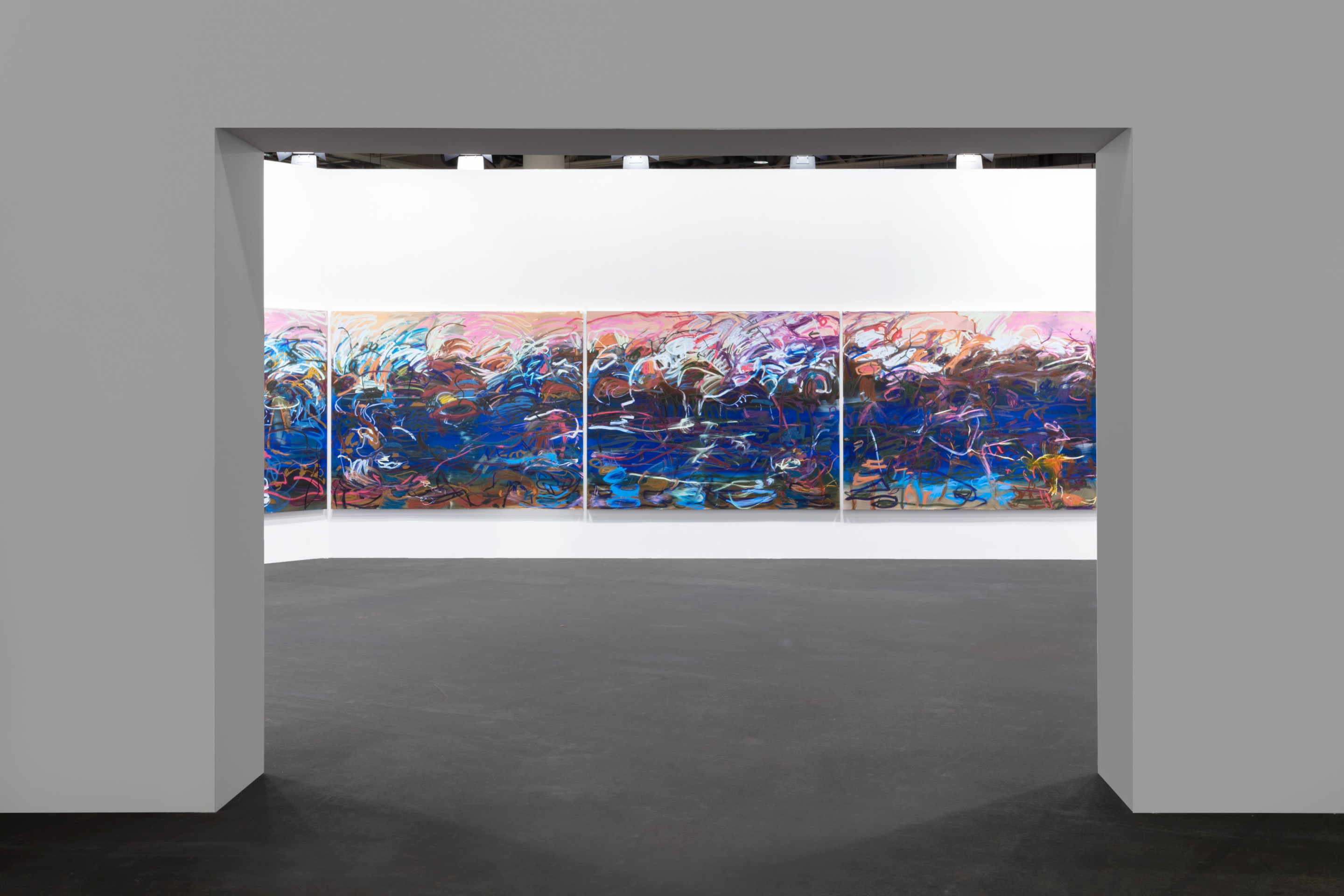 Janaina Tsch&auml;pe, To cover the earth with a new mist, 2024 presented by Sean Kelly and Fortes D&rsquo;Aloia &amp;amp; Gabriel at Art Basel Unlimited 2024, U49, June 10&ndash;16. 2024. &copy; Janaina Tsch&auml;pe, Photo: Sebastiano Pellion di Persano, Courtesy: the artist, Sean Kelly, New York/Los Angeles, and Fortes D&rsquo;Aloia &amp;amp; Gabriel.