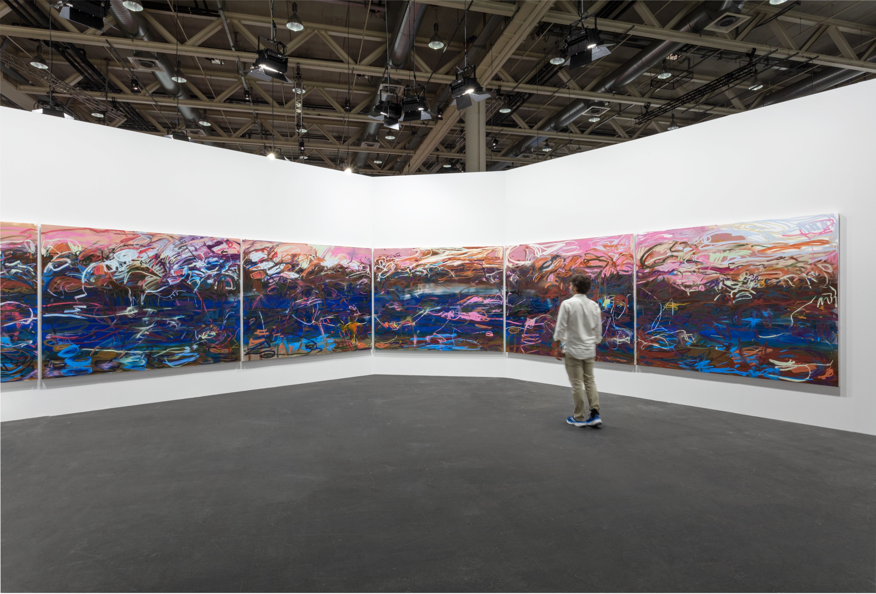 Janaina Tsch&auml;pe, To cover the earth with a new mist, 2024 presented by Sean Kelly and Fortes D&rsquo;Aloia &amp;amp; Gabriel at Art Basel Unlimited 2024, U49, June 10&ndash;16. 2024. &copy; Janaina Tsch&auml;pe, Photo: Sebastiano Pellion di Persano, Courtesy: the artist, Sean Kelly, New York/Los Angeles, and Fortes D&rsquo;Aloia &amp;amp; Gabriel.