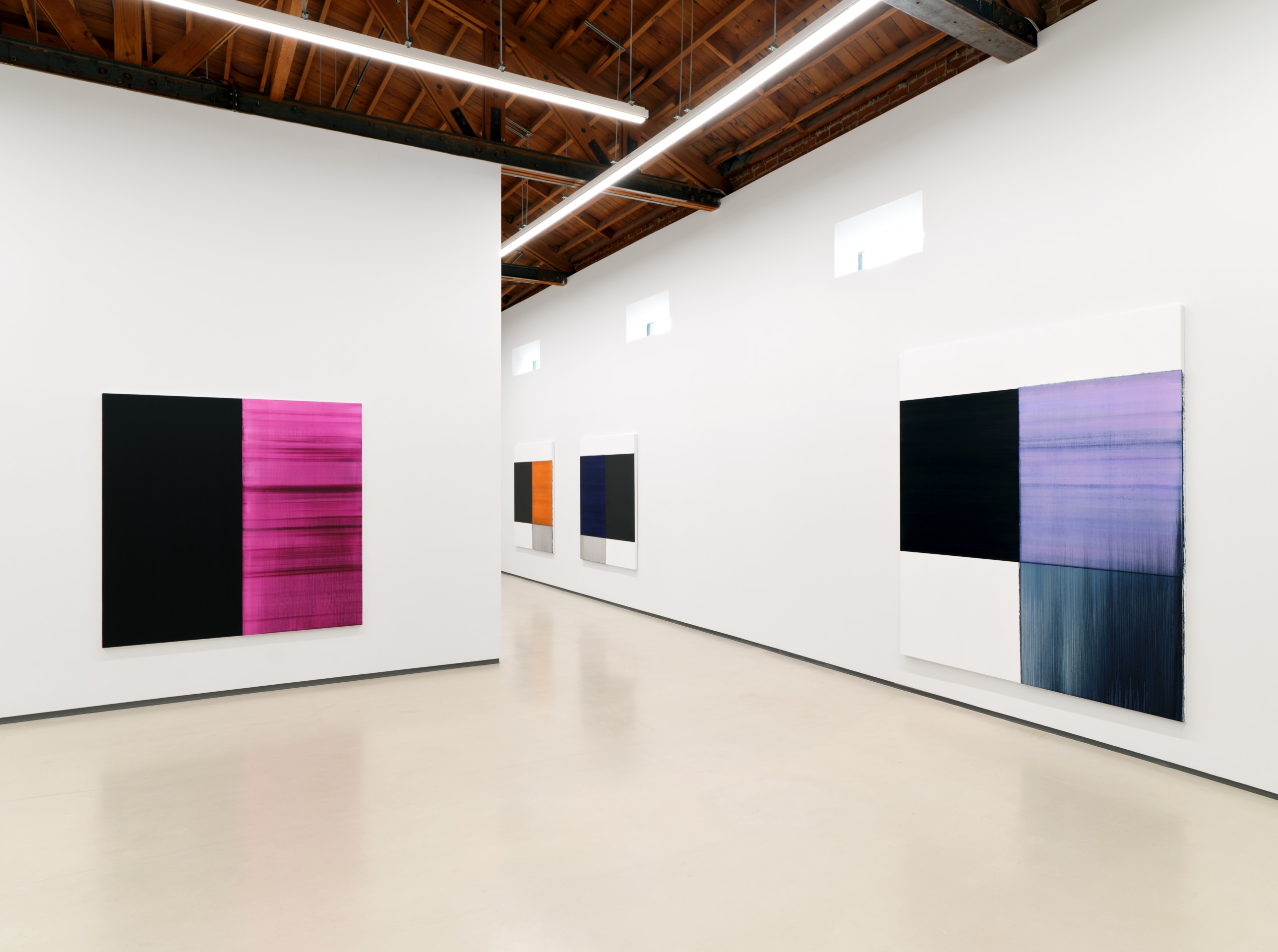 Installation view of Callum Innes: Turn at Sean Kelly, Los Angeles, March 16 &ndash; May 4, 2024, Photography: Brica Wilcox, Courtesy: Sean Kelly New York/Los Angeles