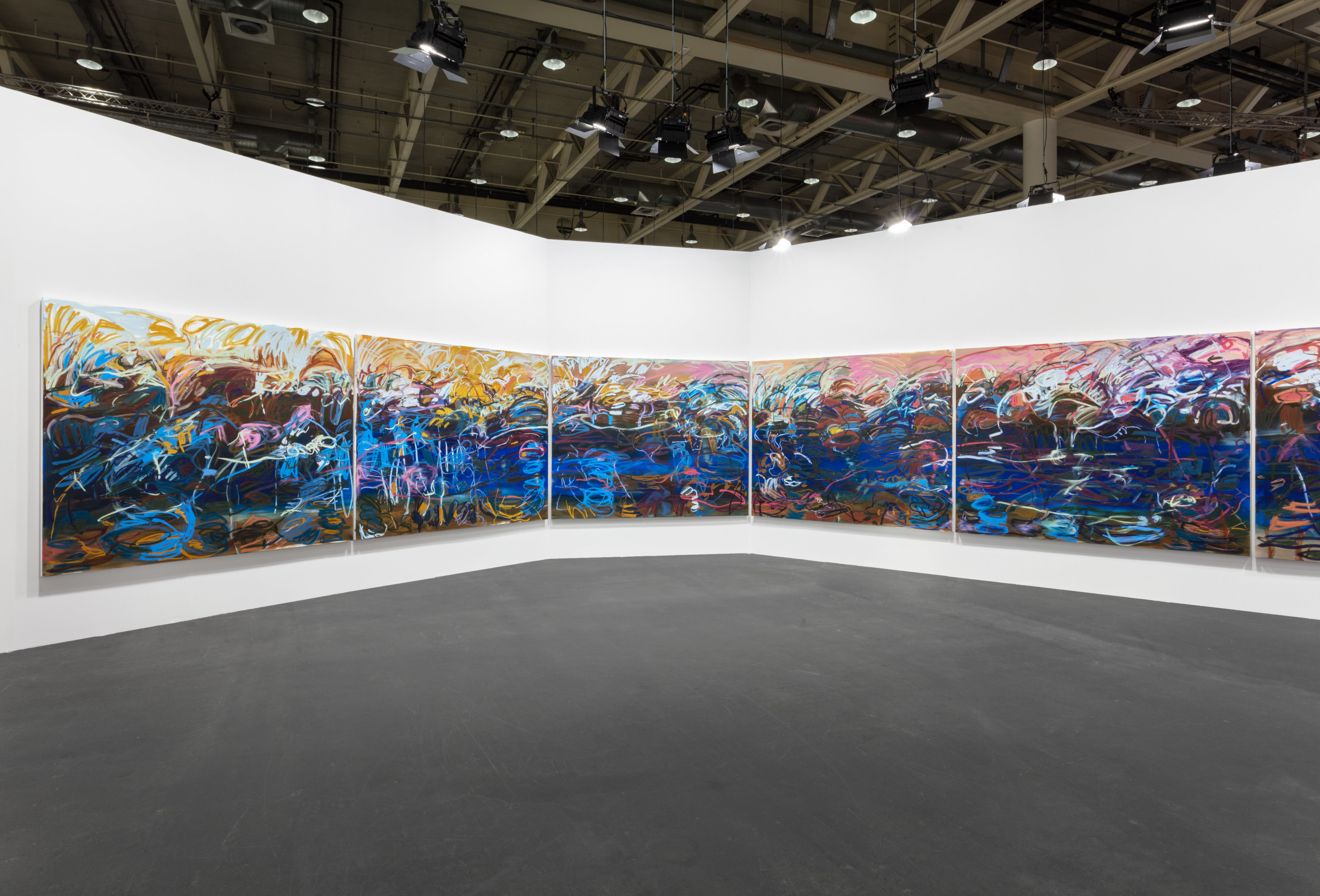 Janaina Tsch&auml;pe, To cover the earth with a new mist, 2024 presented by Sean Kelly and Fortes D&rsquo;Aloia &amp;amp; Gabriel at Art Basel Unlimited 2024, U49, June 10&ndash;16. 2024. &copy; Janaina Tsch&auml;pe, Photo: Sebastiano Pellion di Persano, Courtesy: the artist, Sean Kelly, New York/Los Angeles, and Fortes D&rsquo;Aloia &amp;amp; Gabriel.
