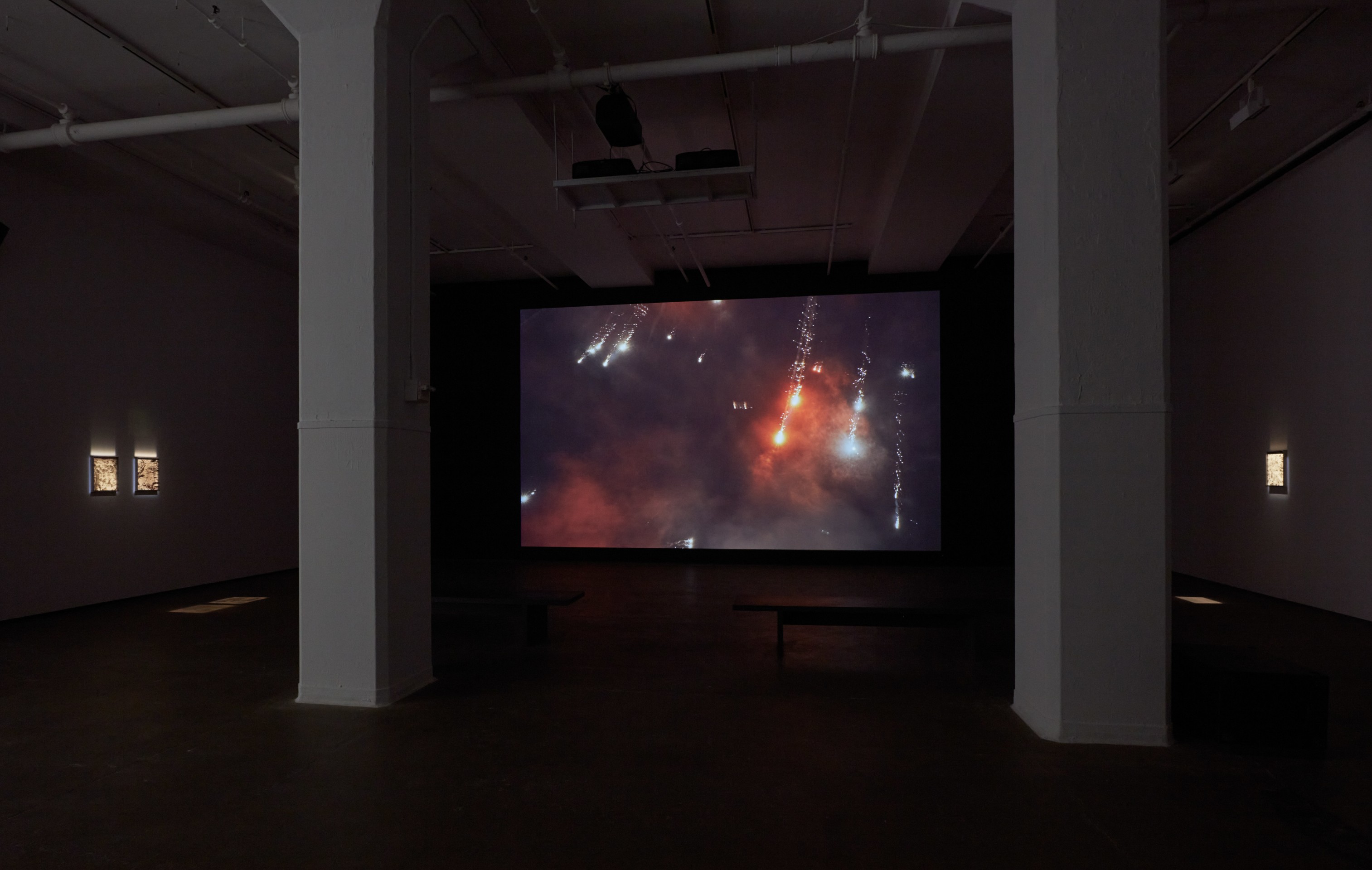 Installation view of Julian Charri&egrave;re: Buried Sunshine at Sean Kelly, New York, January 12 &ndash; March 2, 2024, Photography: Jason Wyche, Courtesy: Sean Kelly
