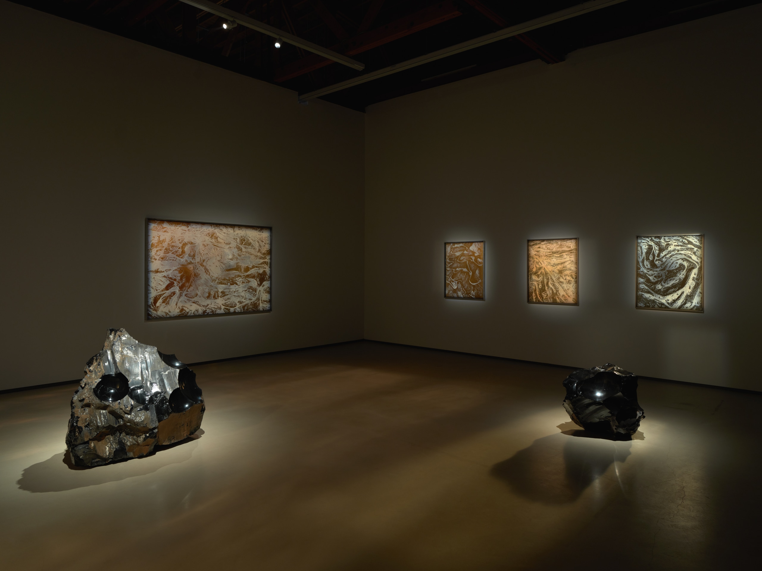 Installation view of Julian Charri&egrave;re: Buried Sunshine at Sean Kelly, Los Angeles, September 14&ndash;November 4, 2023, Photography: Brica Wilcox, Courtesy: Sean Kelly