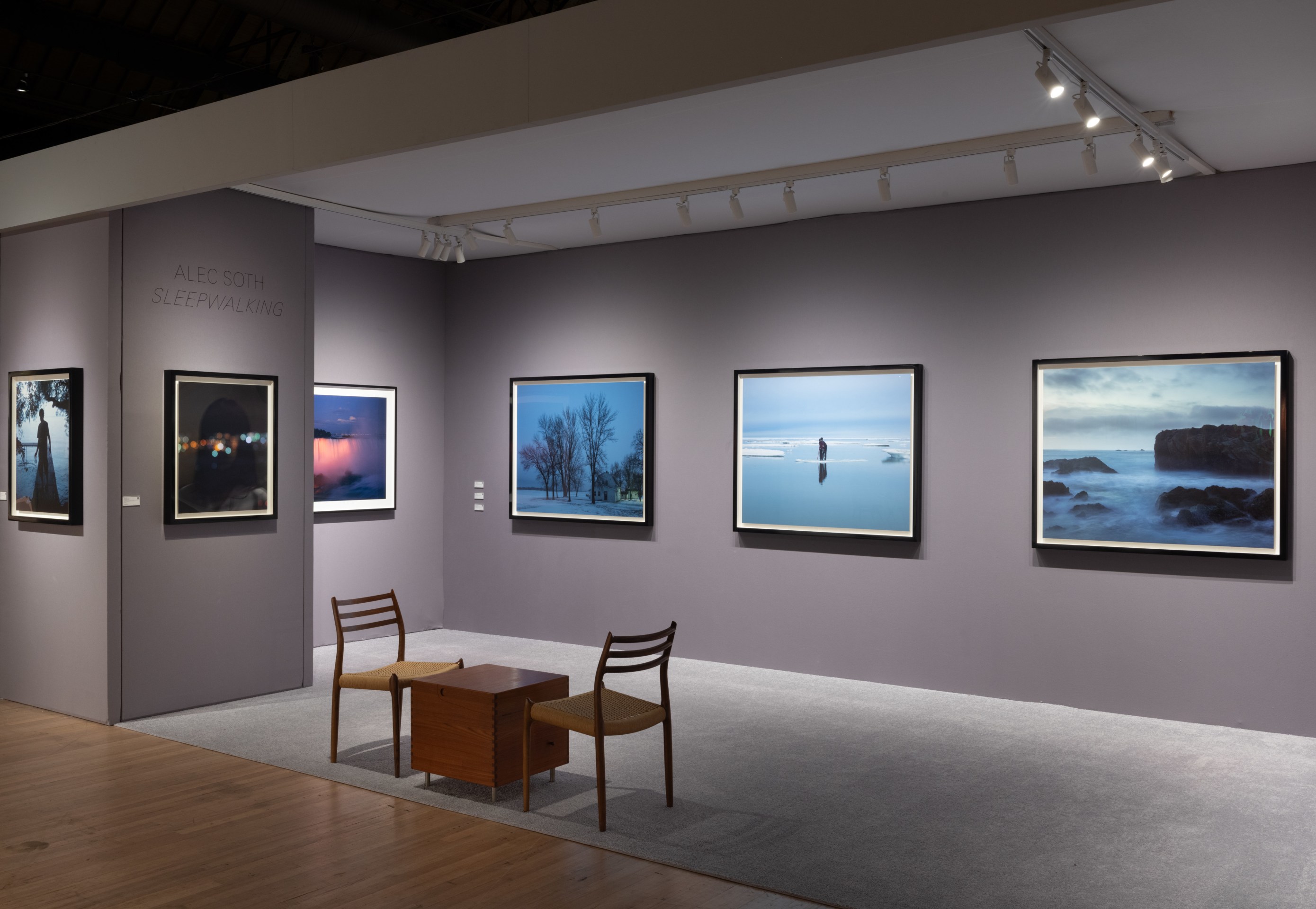 Sean Kelly at ADAA: The Art Show 2023, Alec Soth Solo Presentation: SLEEPWALKING, November 2–5, 2023, Booth B16, Park Avenue Armory, Photo: Adam Reich, Courtesy: Sean Kelly, New York/Los Angeles